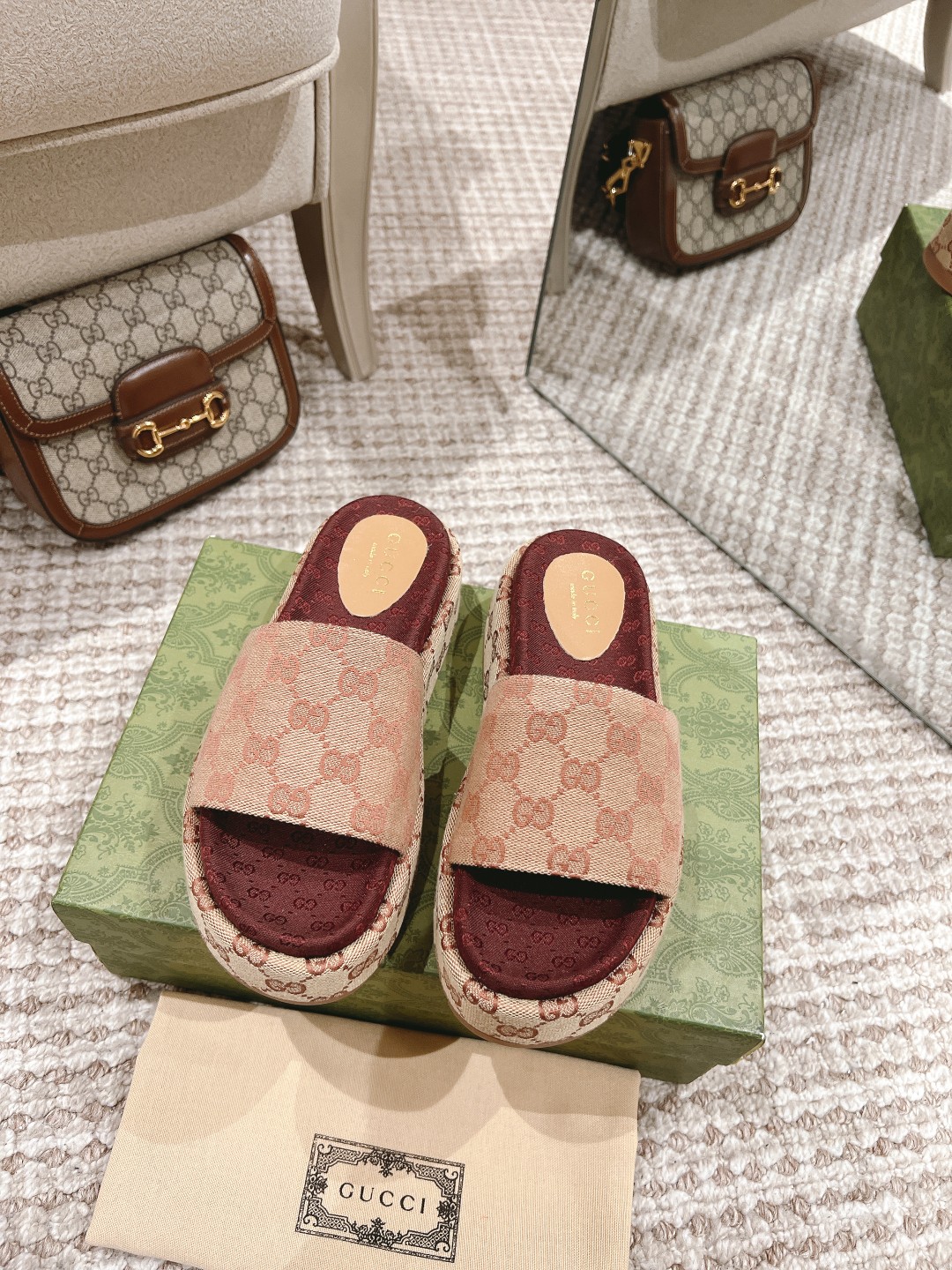 Gucci slipper 6 centimeters high