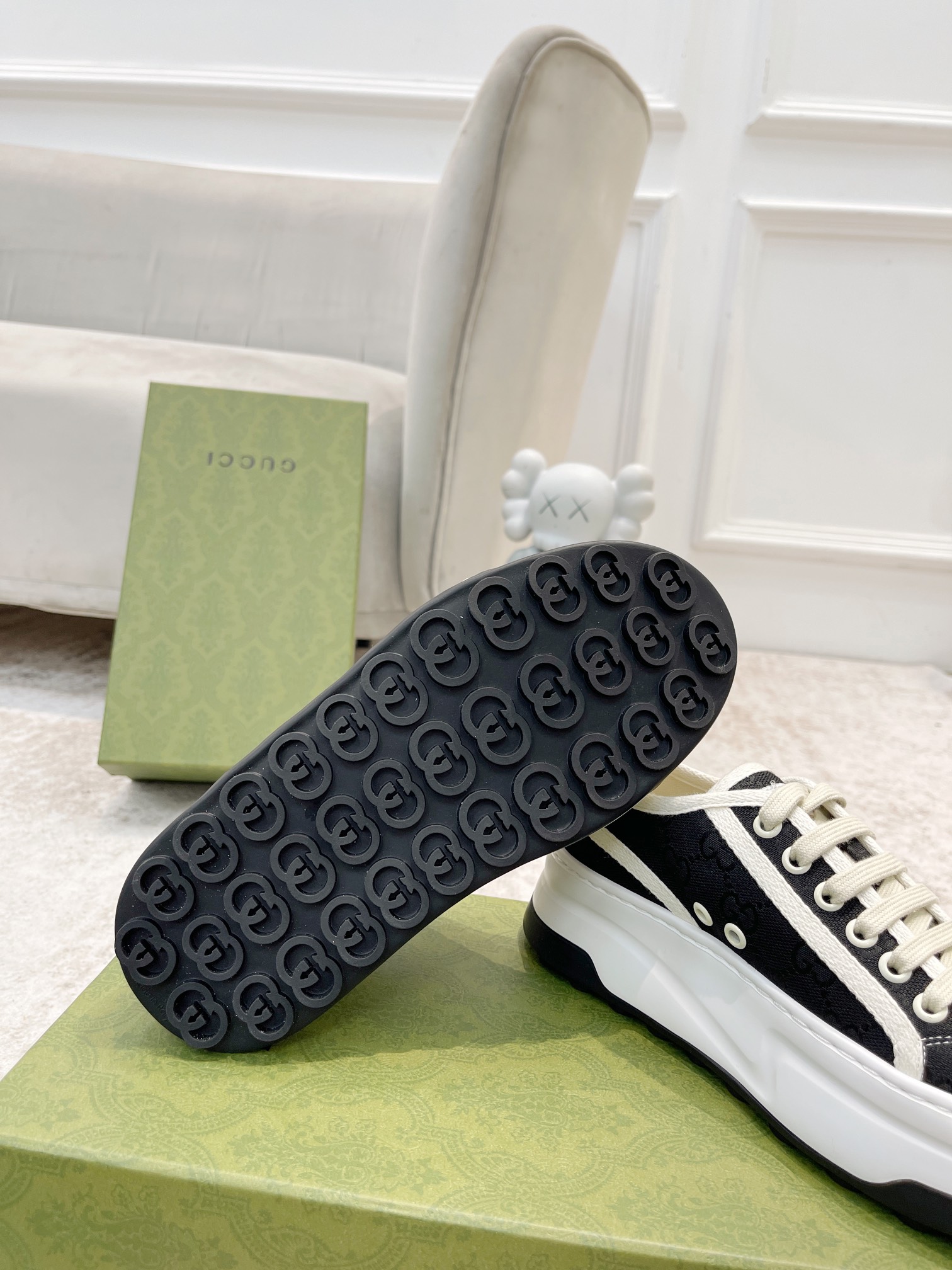 Gucci GG Printed Platform Sneakers for Women