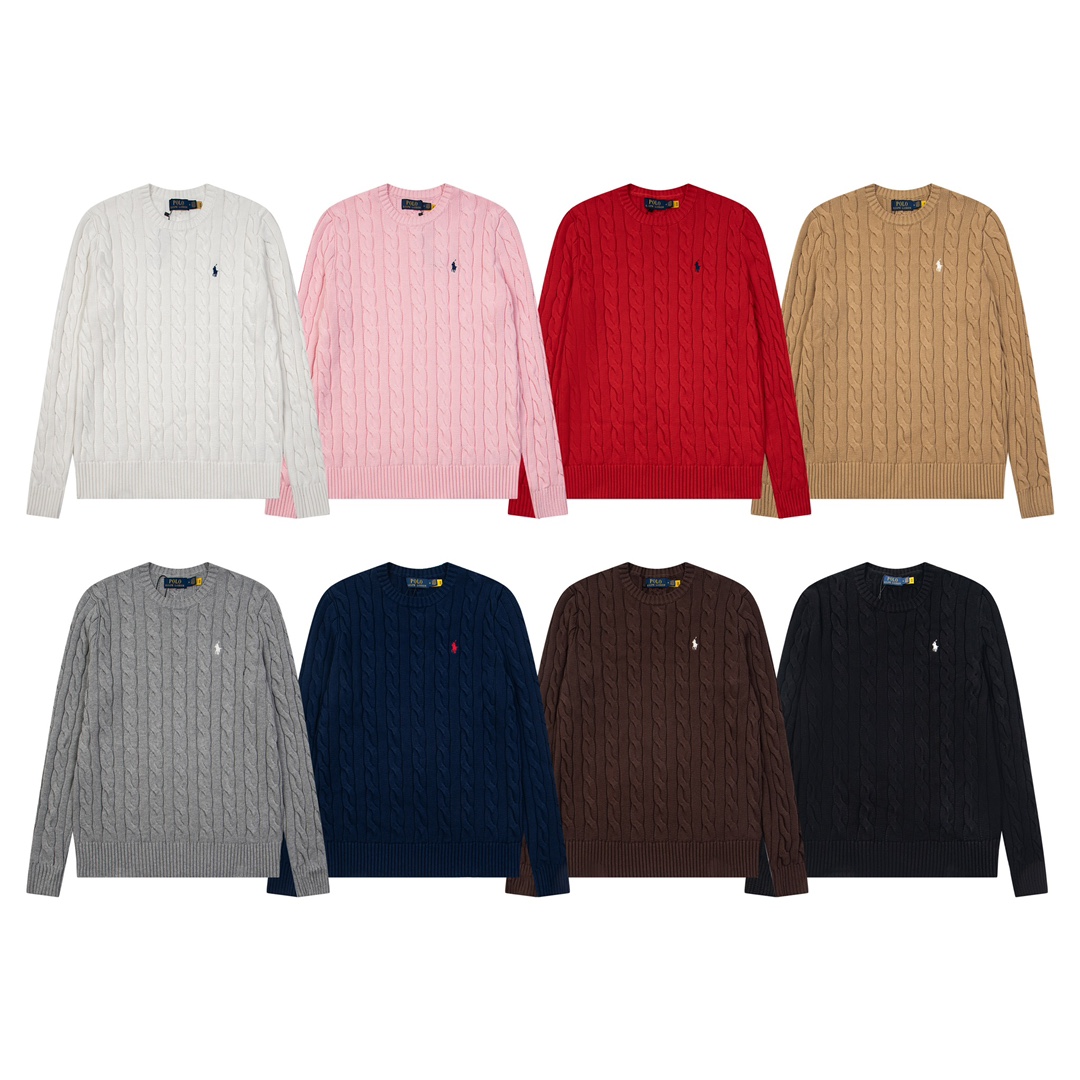 Ralph Lauren Round neck pullover knitted sweater