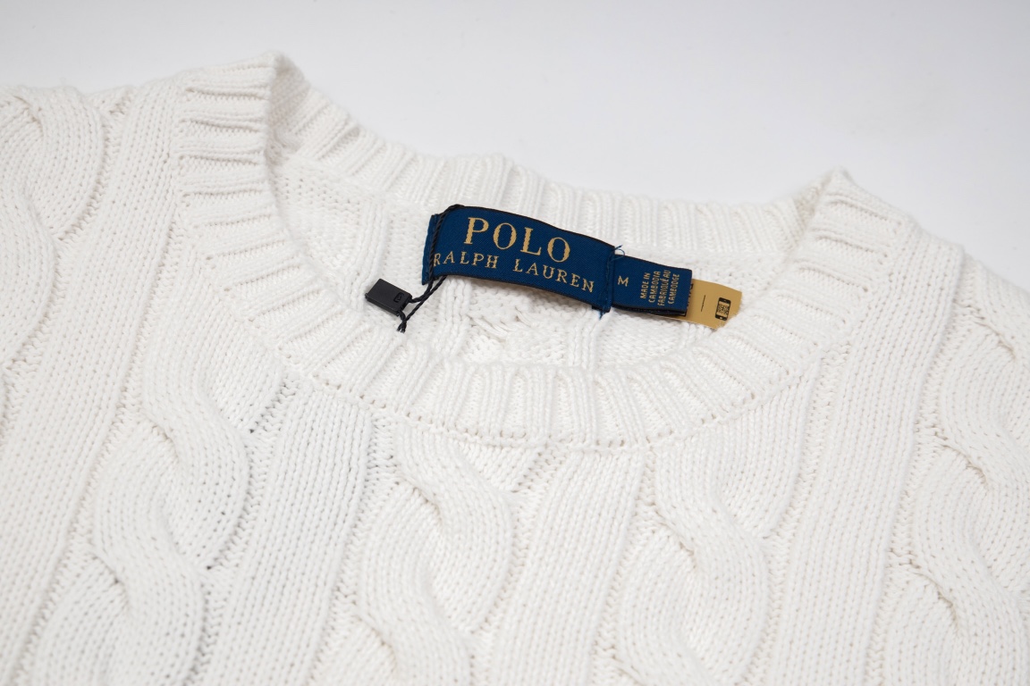 Ralph Lauren Round neck pullover knitted sweater