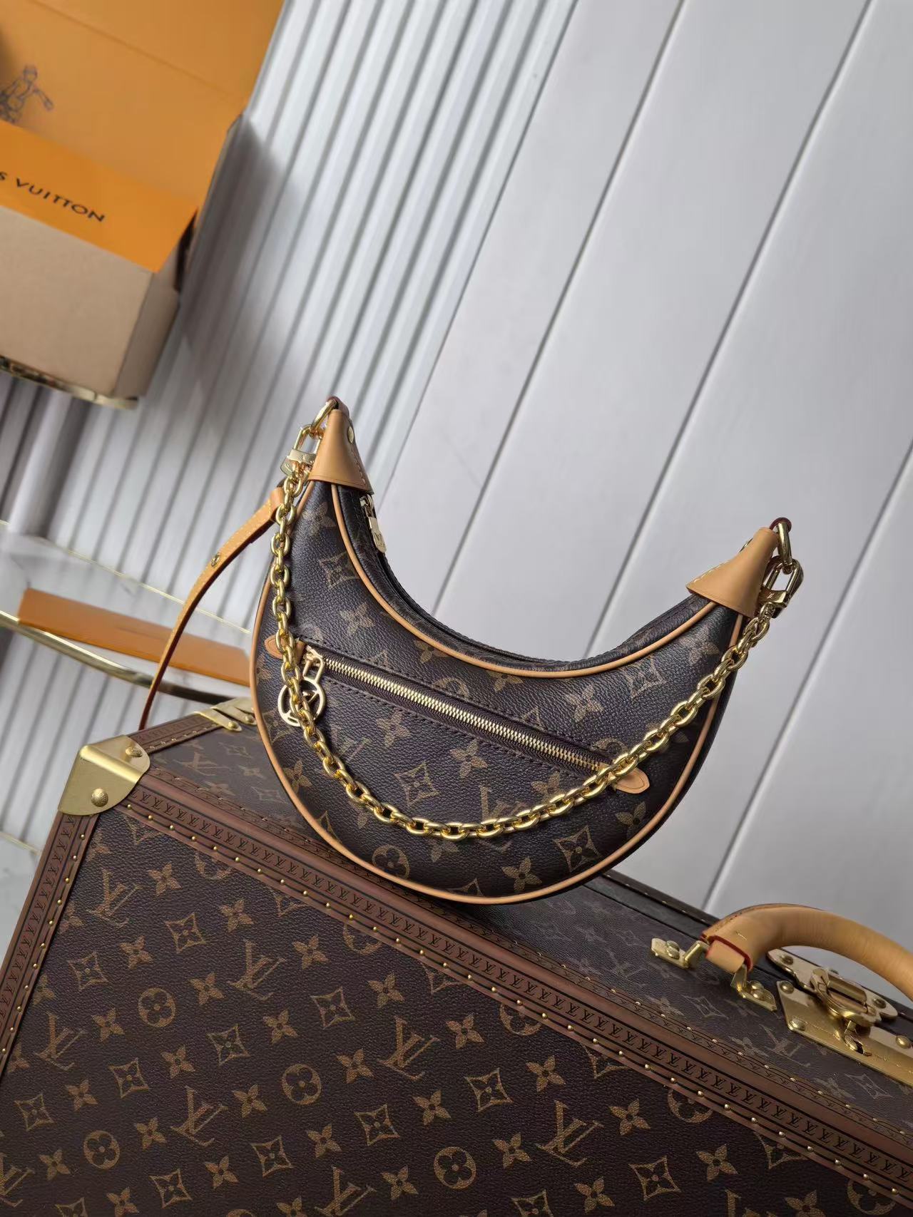 LV nicolas ghesquiere croissant handbag