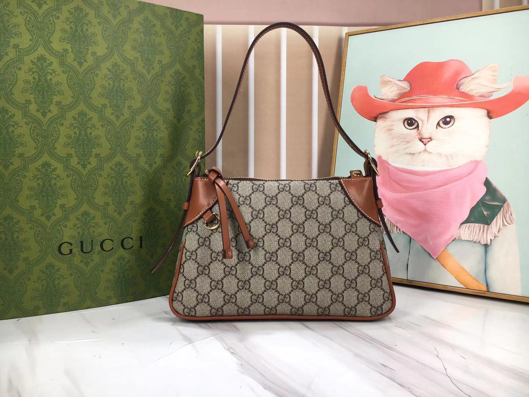 Gucci shopping bag diagonal clutch bag