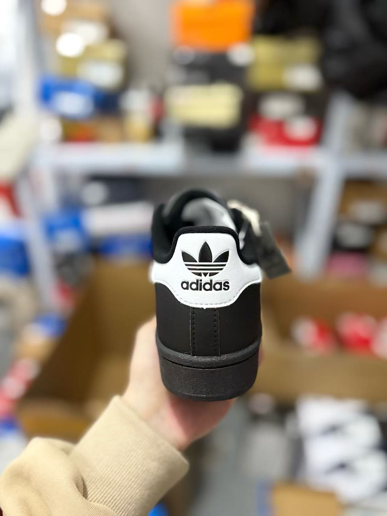 Adidas classic shell shoes