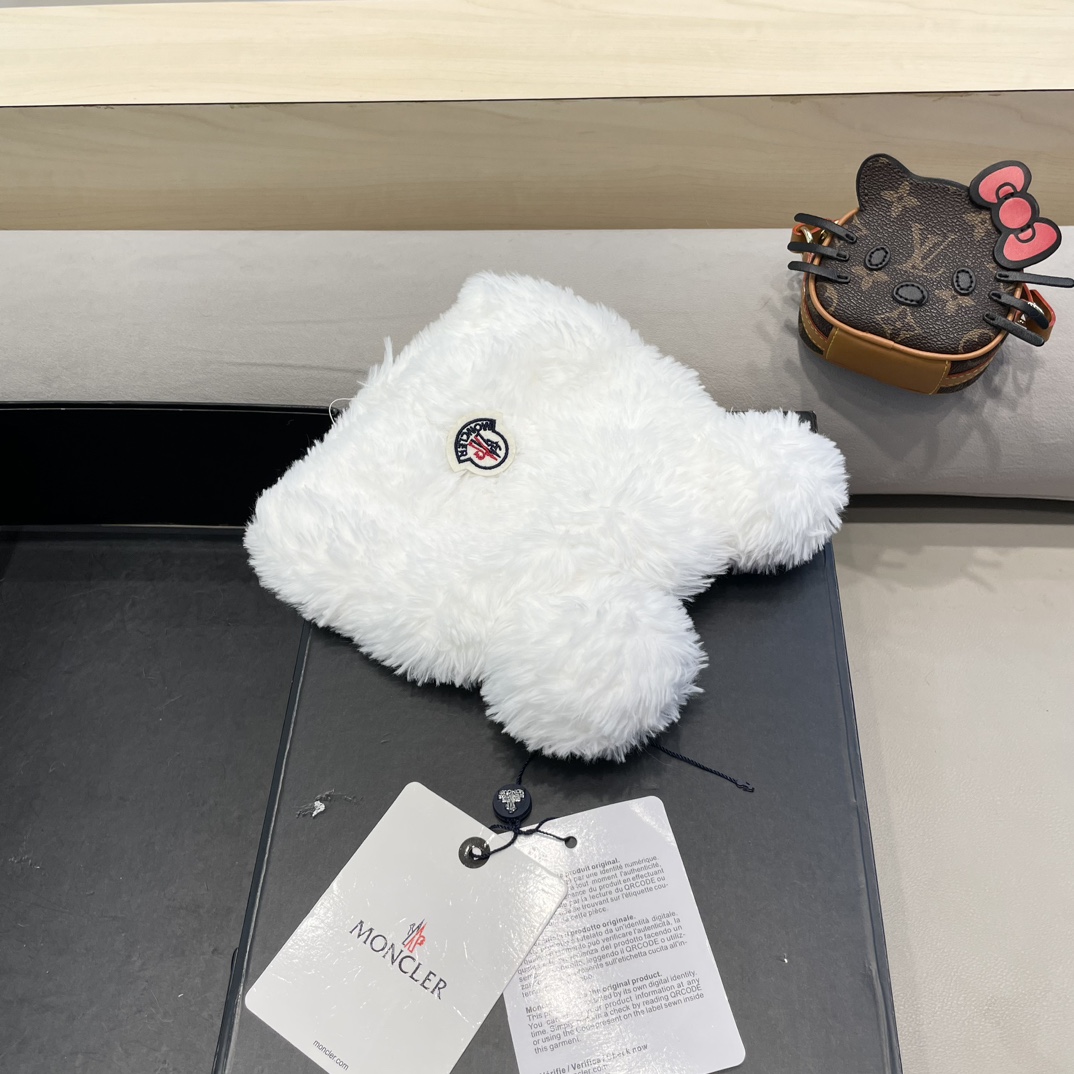 Moncler Little Bear Ears Plush Hat