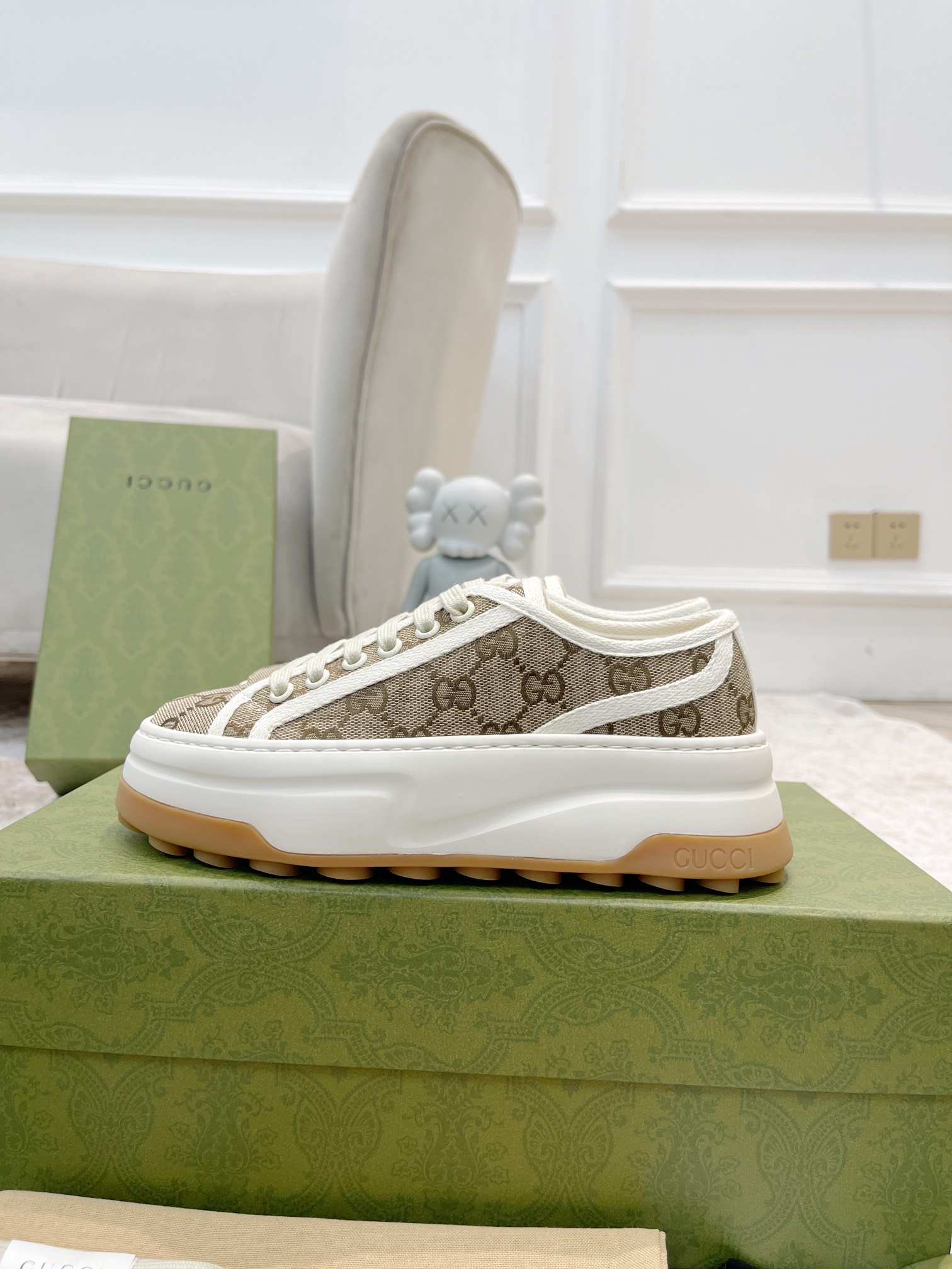 Gucci GG Printed Platform Sneakers for Women