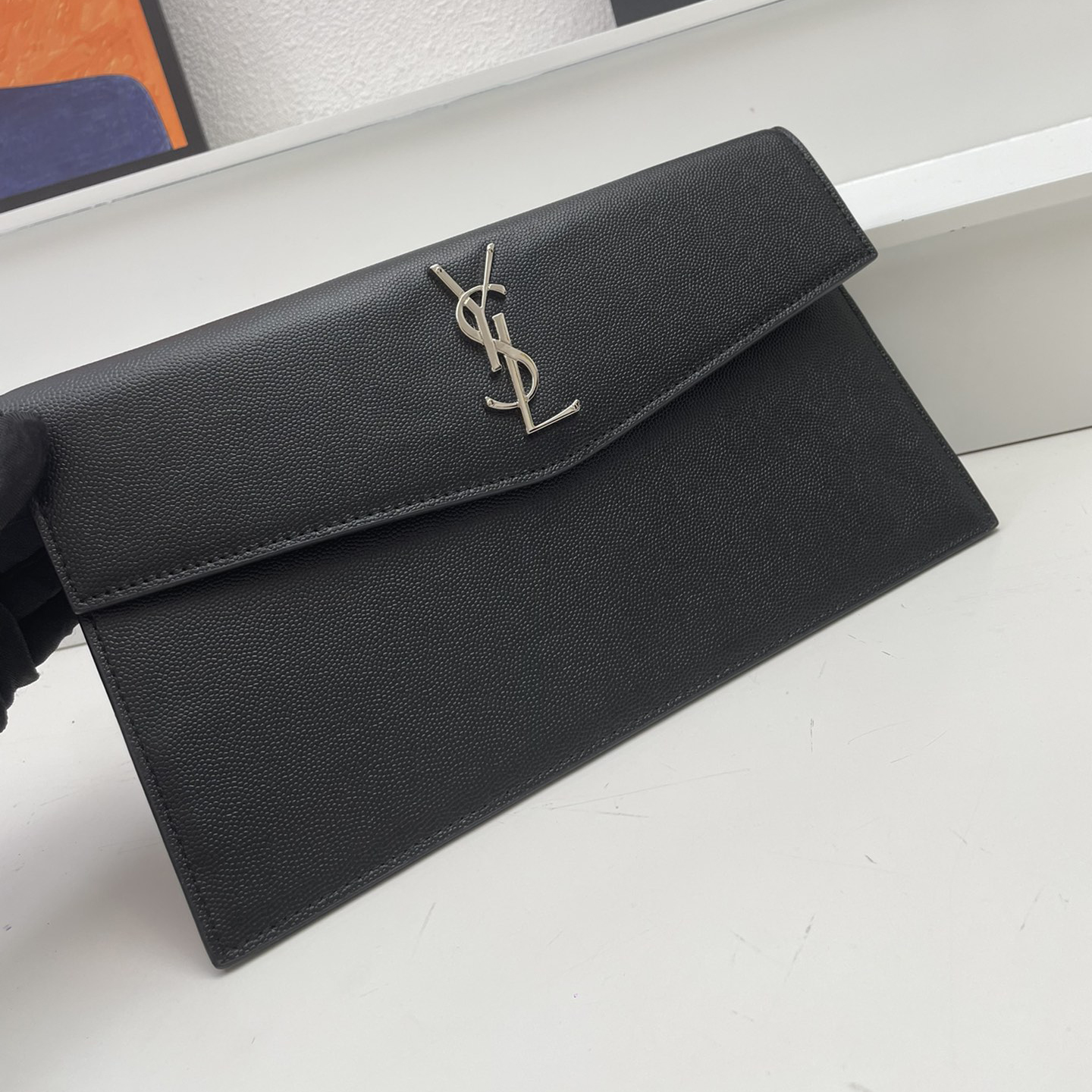 YSL Uptown clutch bag