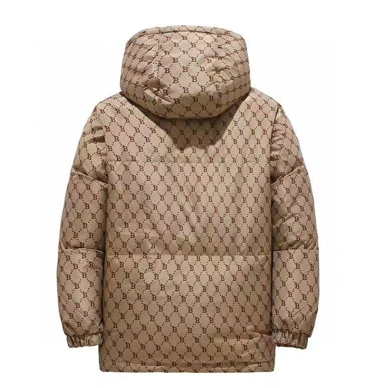 MLB NY couple hooded cotton jacket