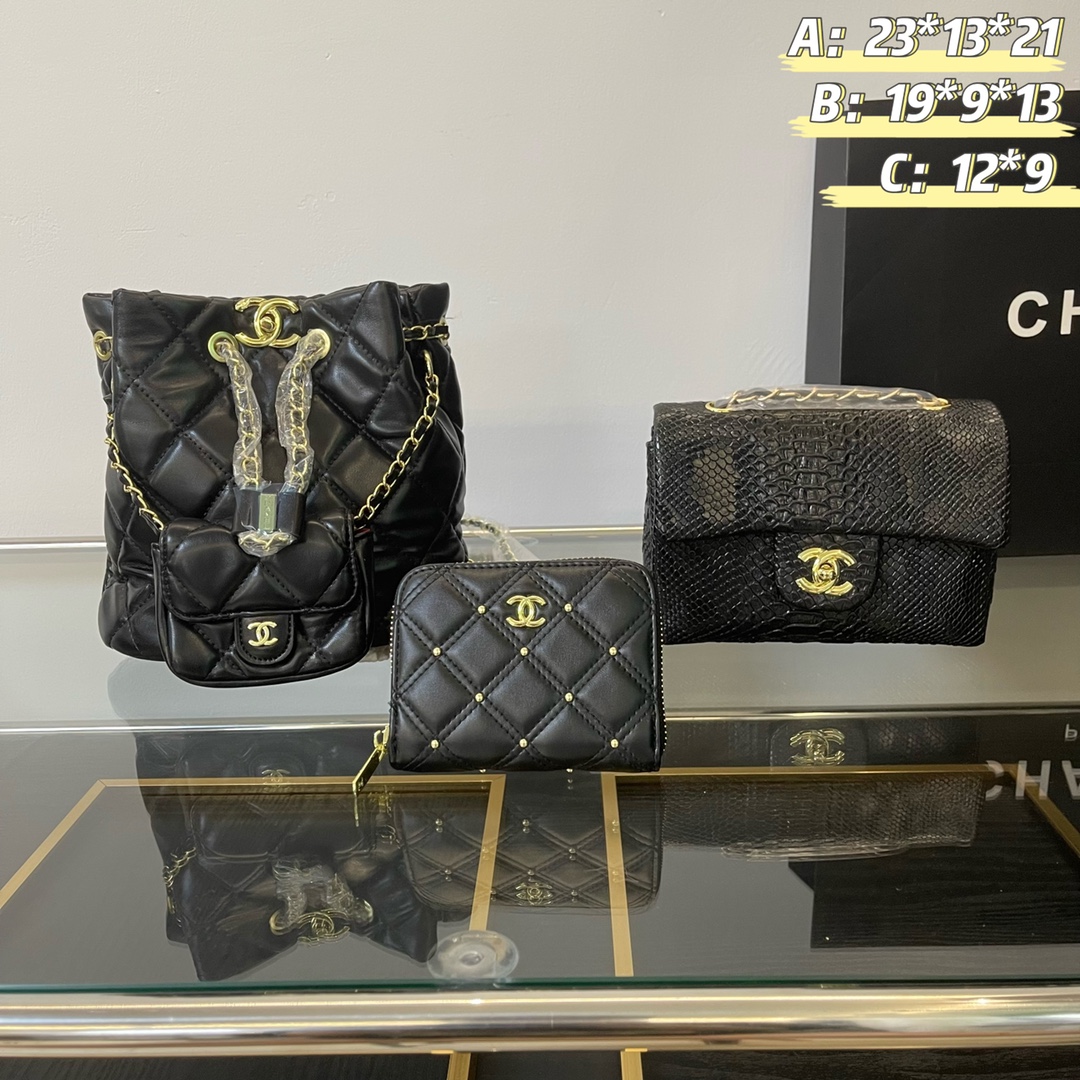 Chanel three piece combination set