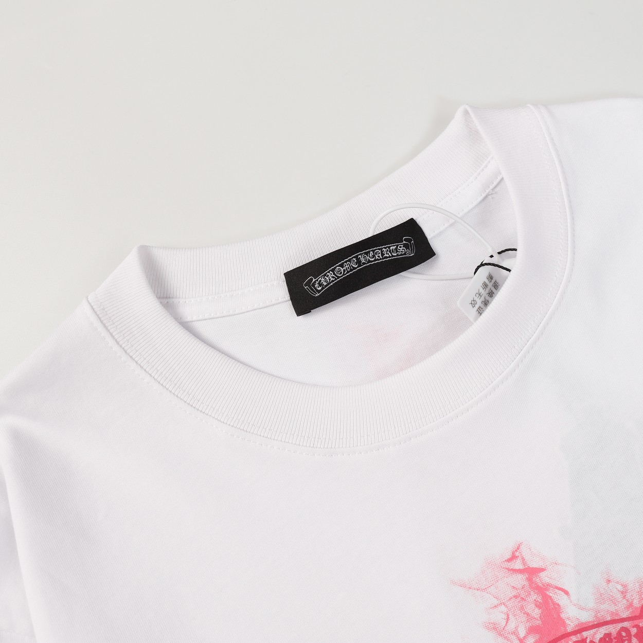 Chrome hearts Cross Sanskrit letters men's and women's T-shirts