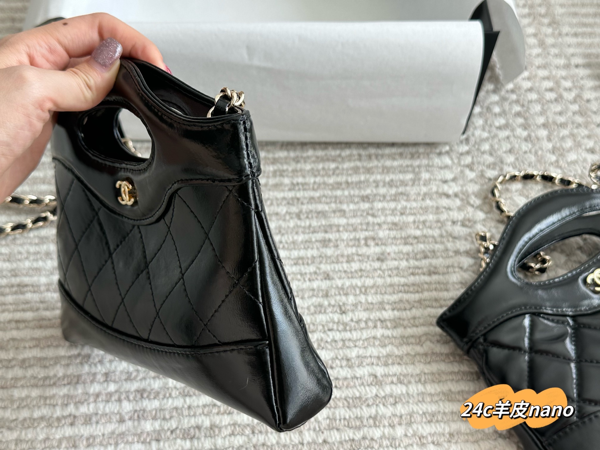 Chanel 31bag nano sheepskin handbag