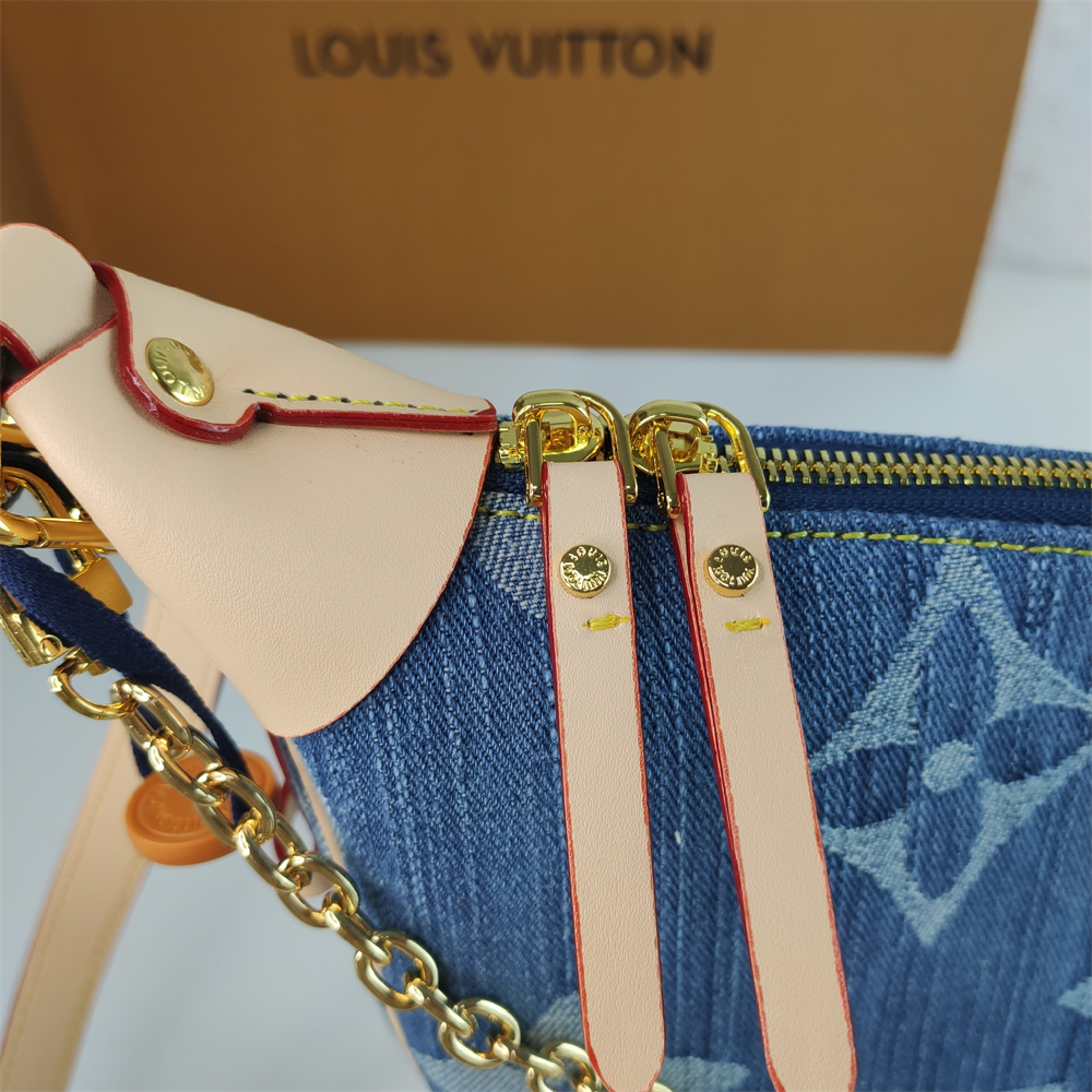 Louis Vuitton denim Moon Odeo Moneygram bag