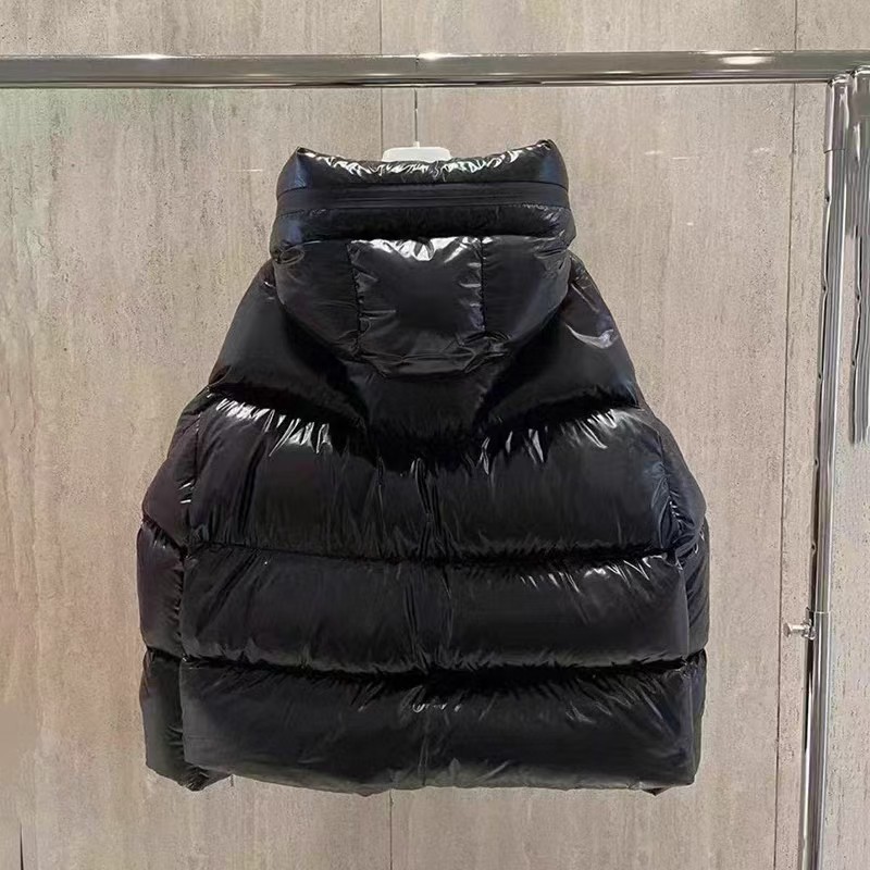 Moncler Black Short stylish letter down jacket