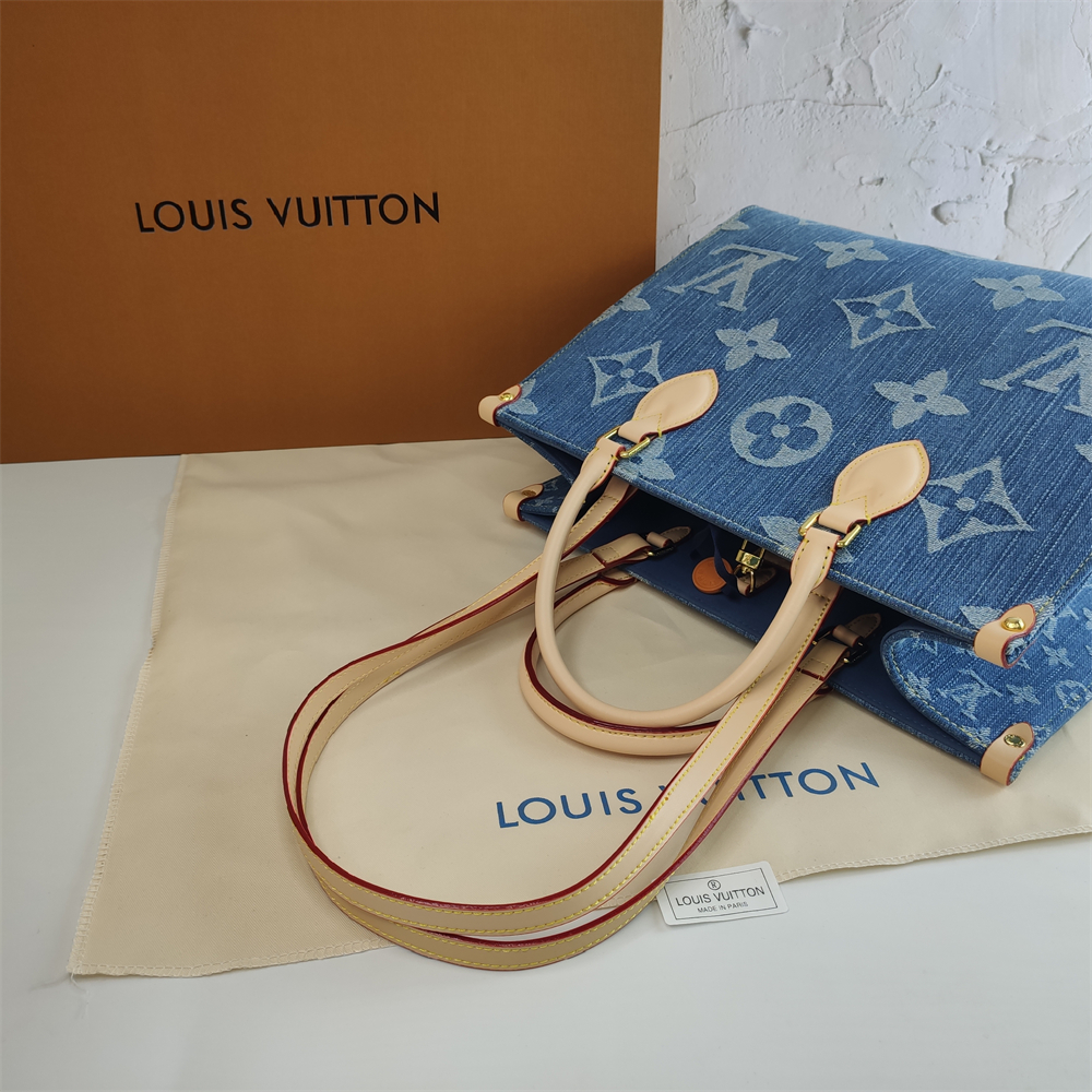 Louis Vuitton Denim Tote Bag