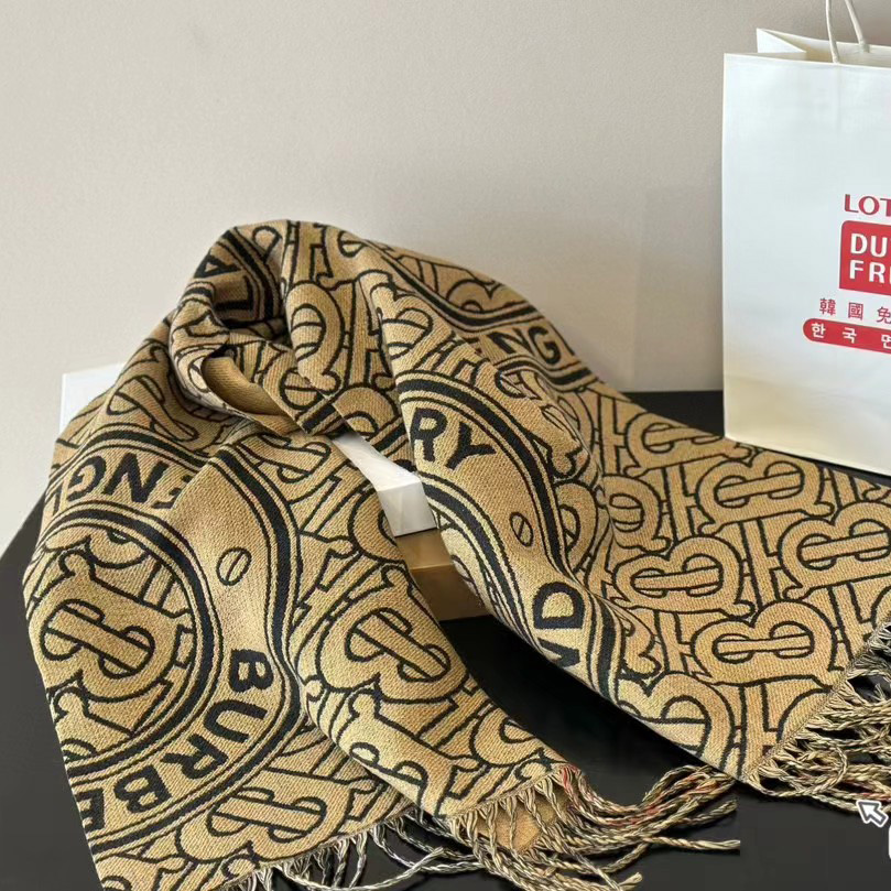Replica Burberry Check Cashmere Scarf