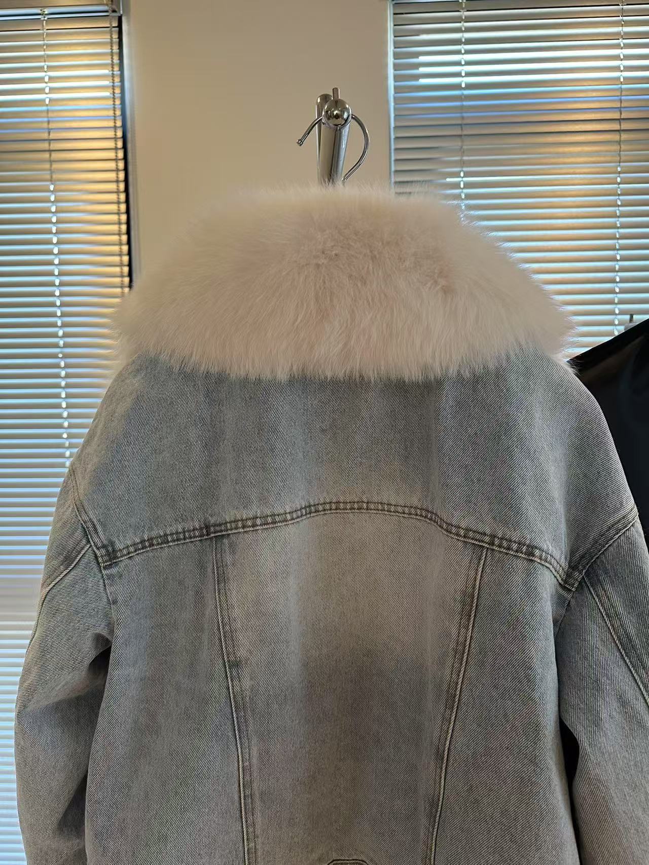 Fendi Fox fur denim fur