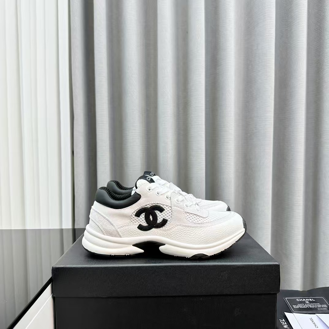 Chanel * SS woolen splicing casual sports shoes