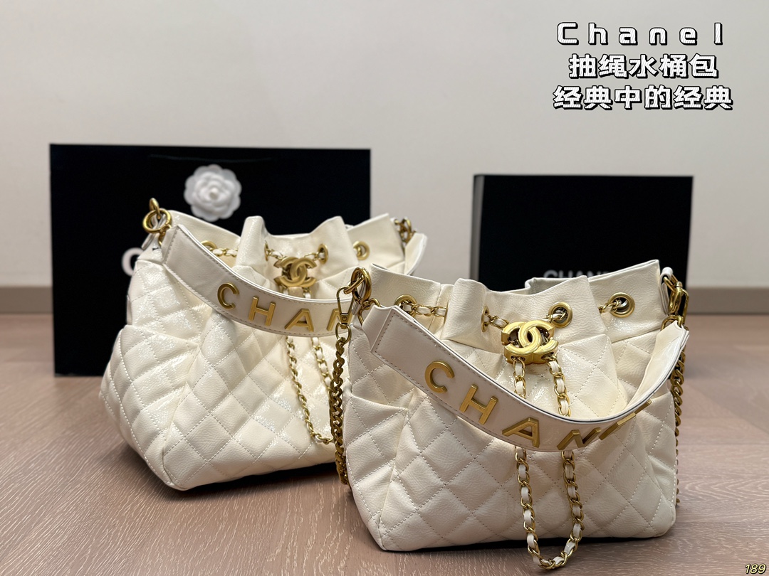 Replica -Chanel drawstring bucket bag
