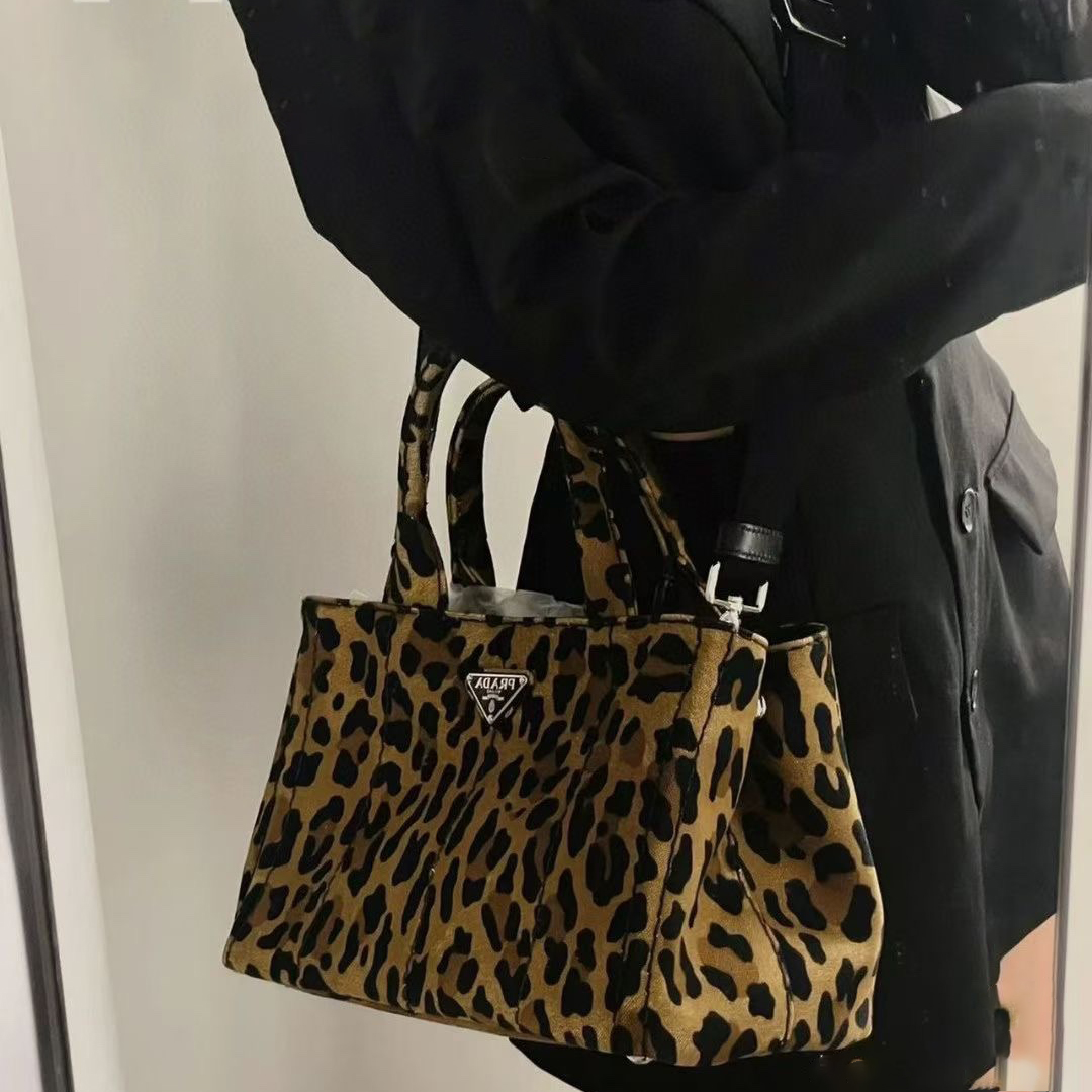 Prada softlux Leopard print handbag