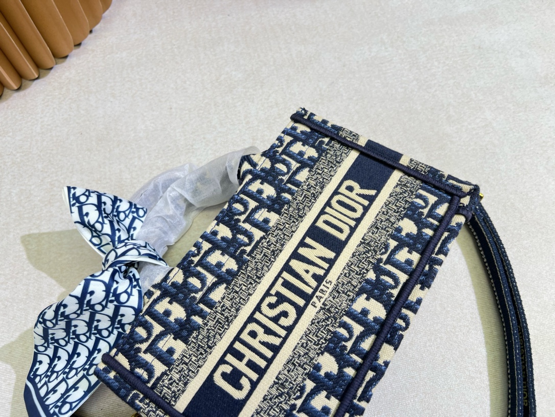 Replica DIOR Book Tote Oblique Canvas Mini Bag