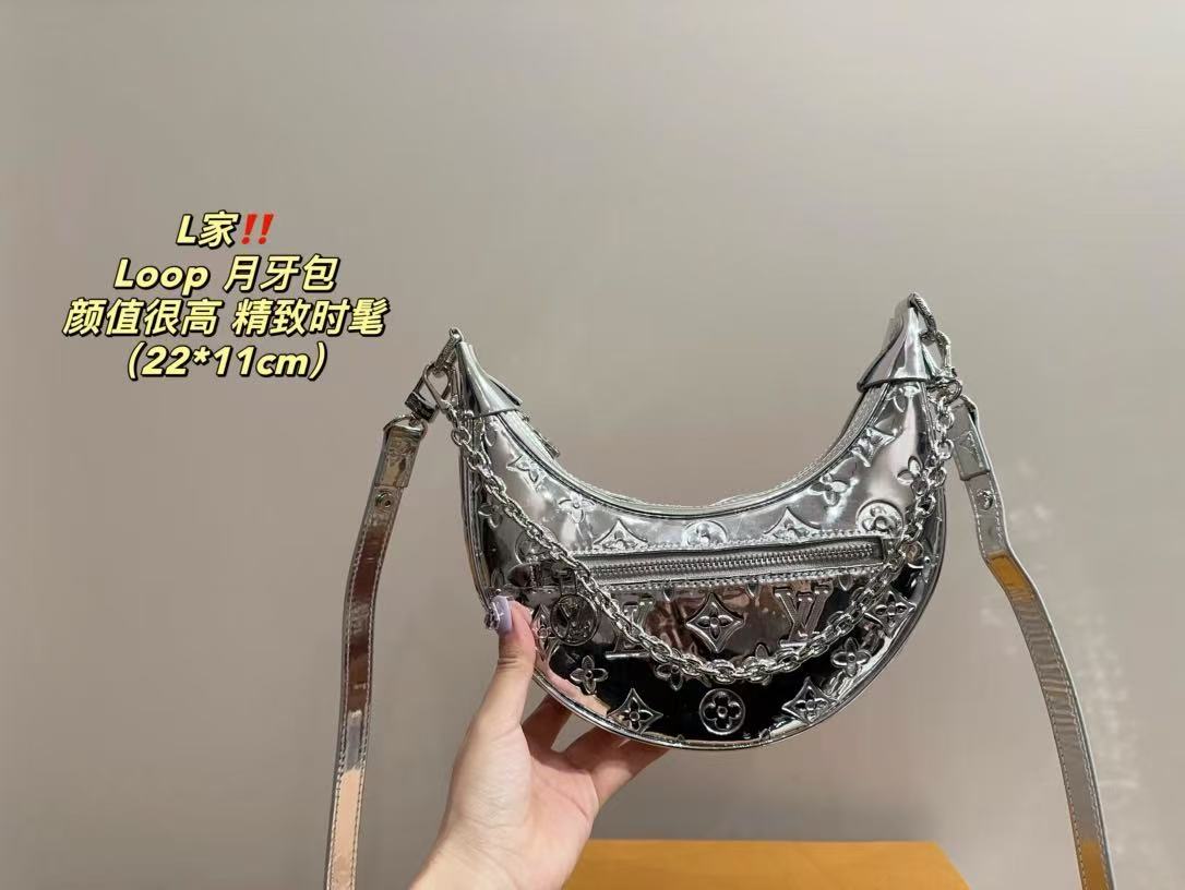 LV loop Crescent bag