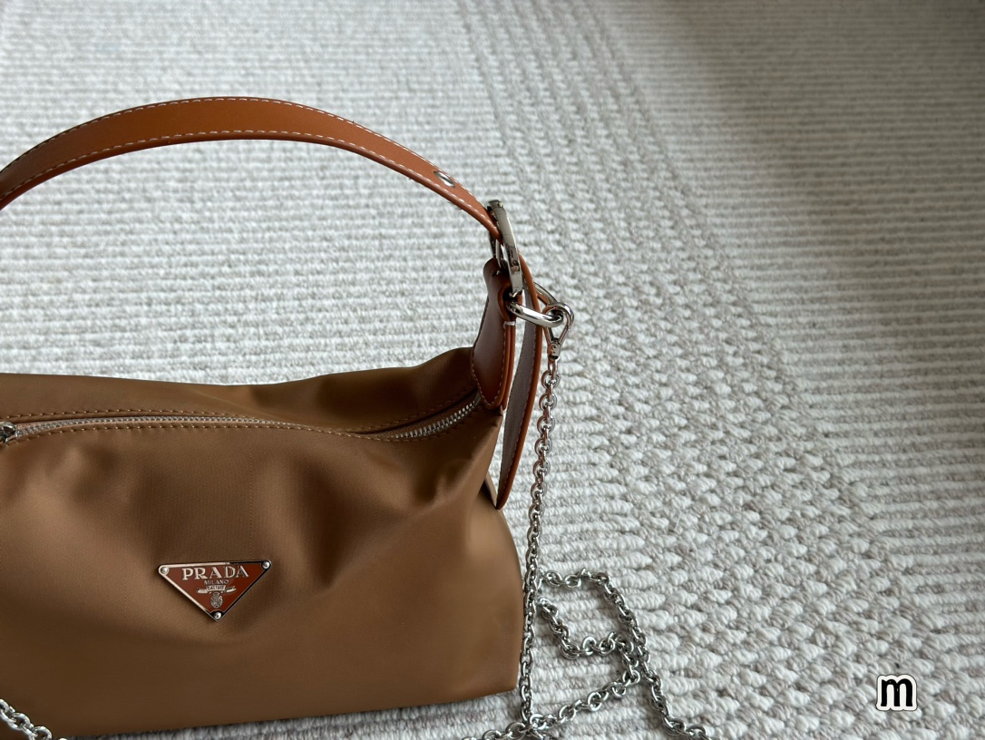 Prada Dumpling Bun chain handbag