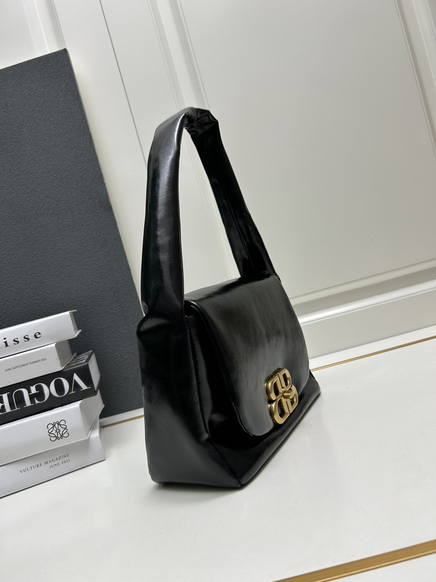 Balenciaga Monaco HOBO BB logo handbag