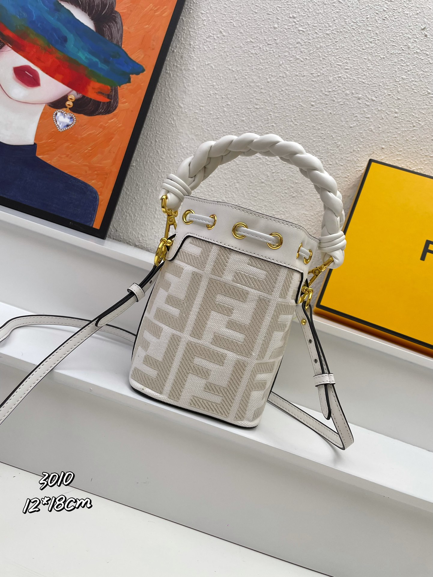 Fendi Mon Tresor  bucket bag