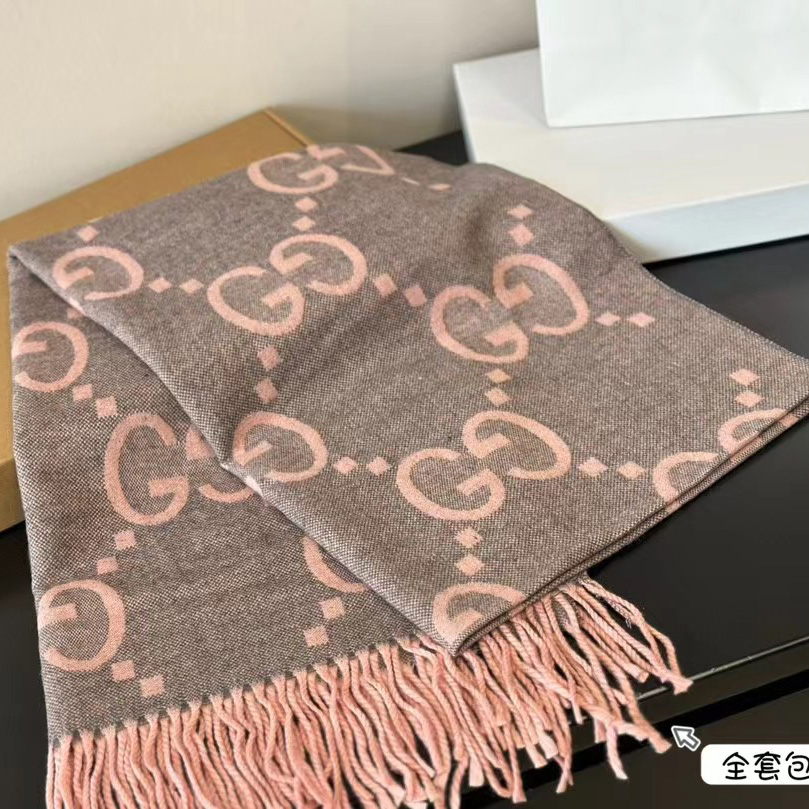 Replica Gucci Cashmere Scarf Unisex Warm Shawl Wrap Scarf