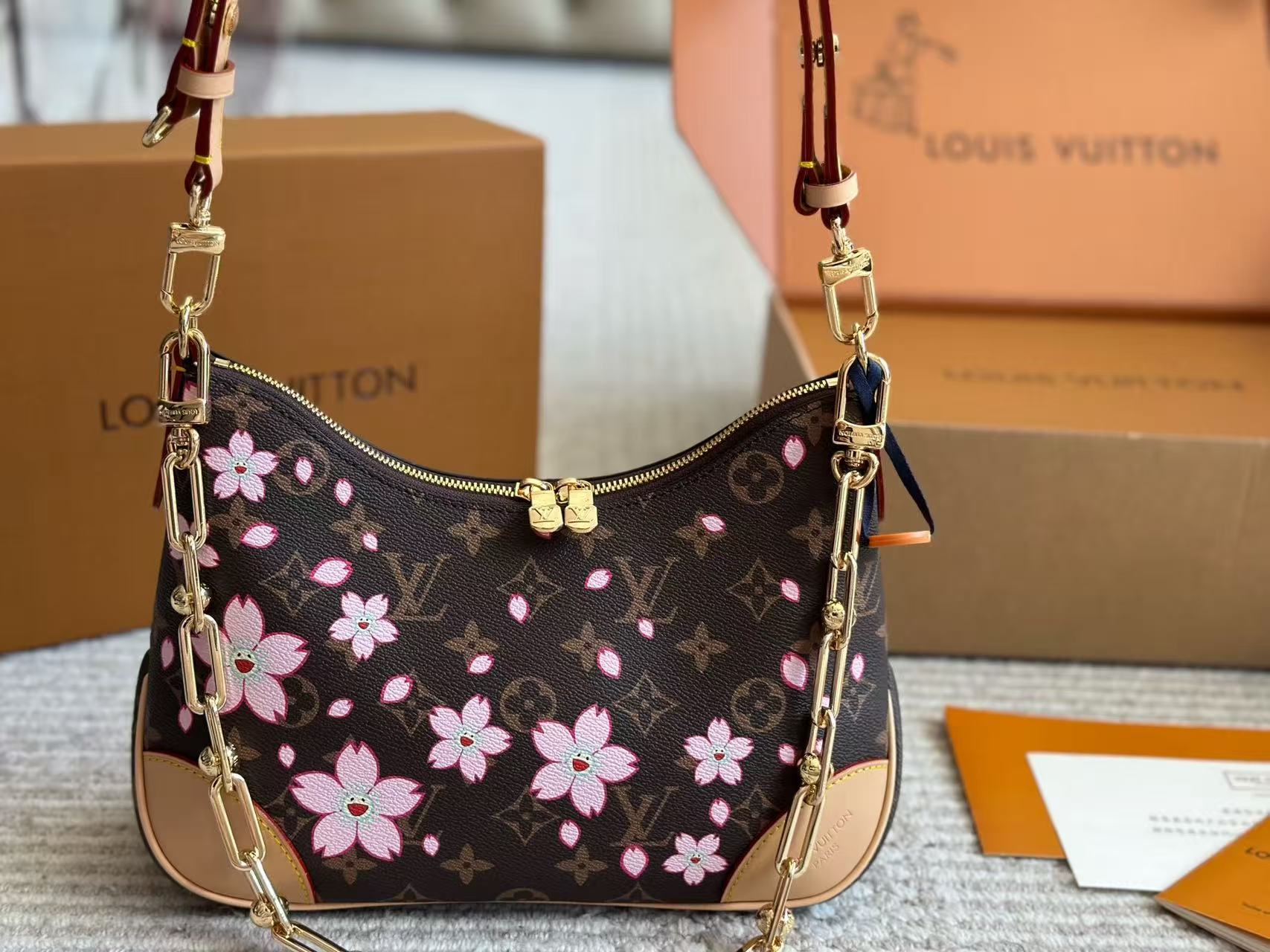 Louis Vuitton's new cherry blossom shoulder bag