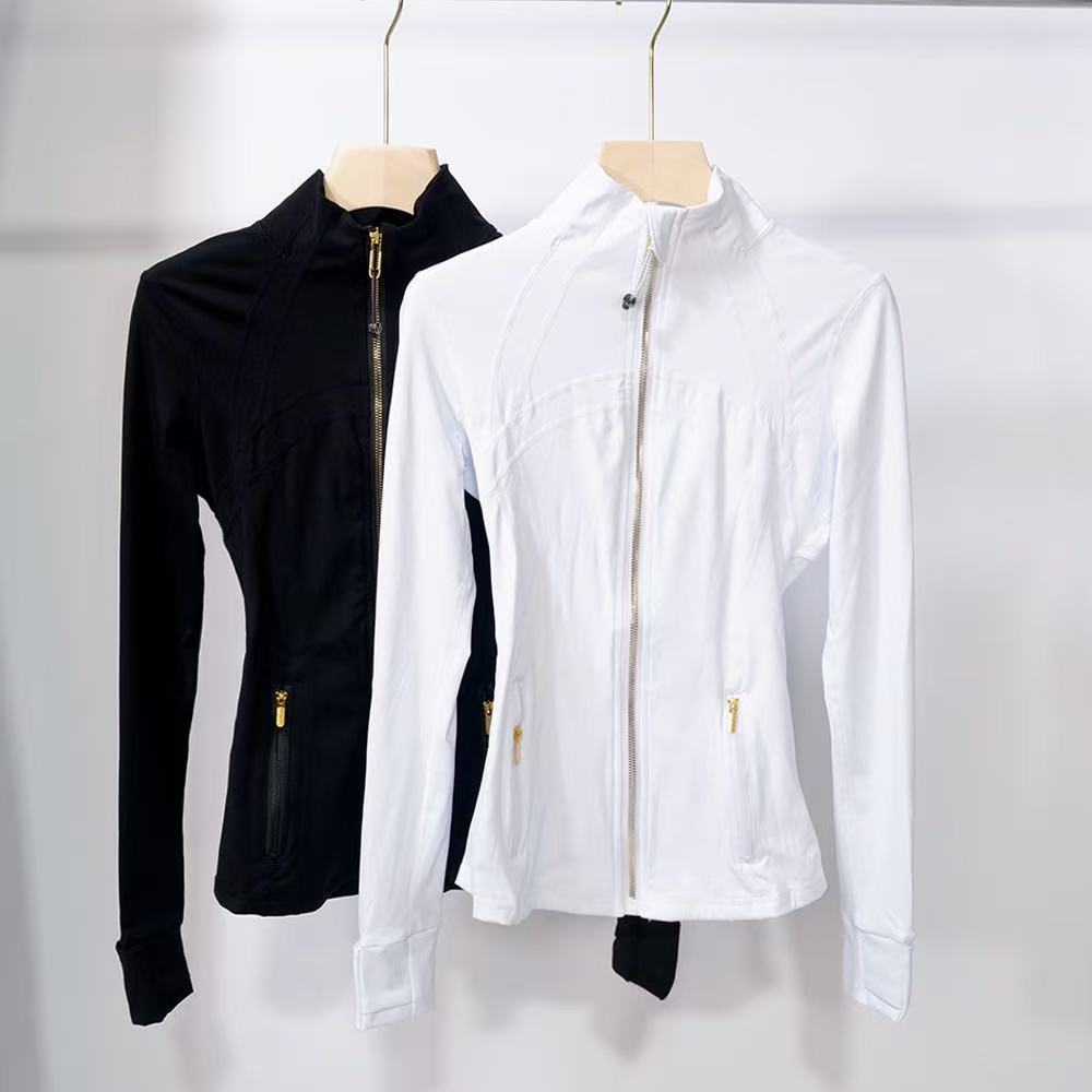 Lululemon gold zipper yoga wear