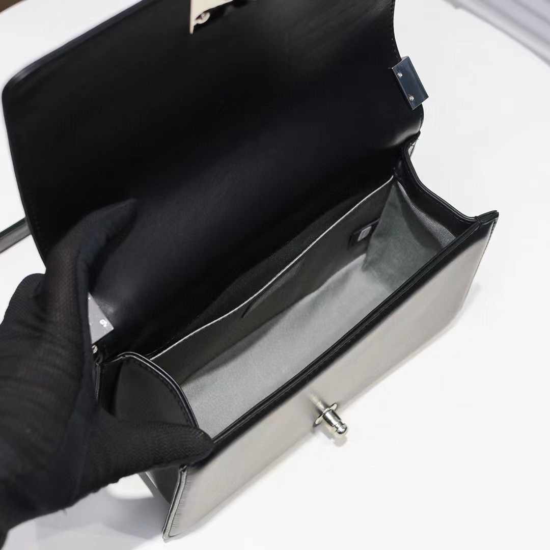 CHANEL 20 Leboy Embroidered Mini Bag with Chevron Pearl