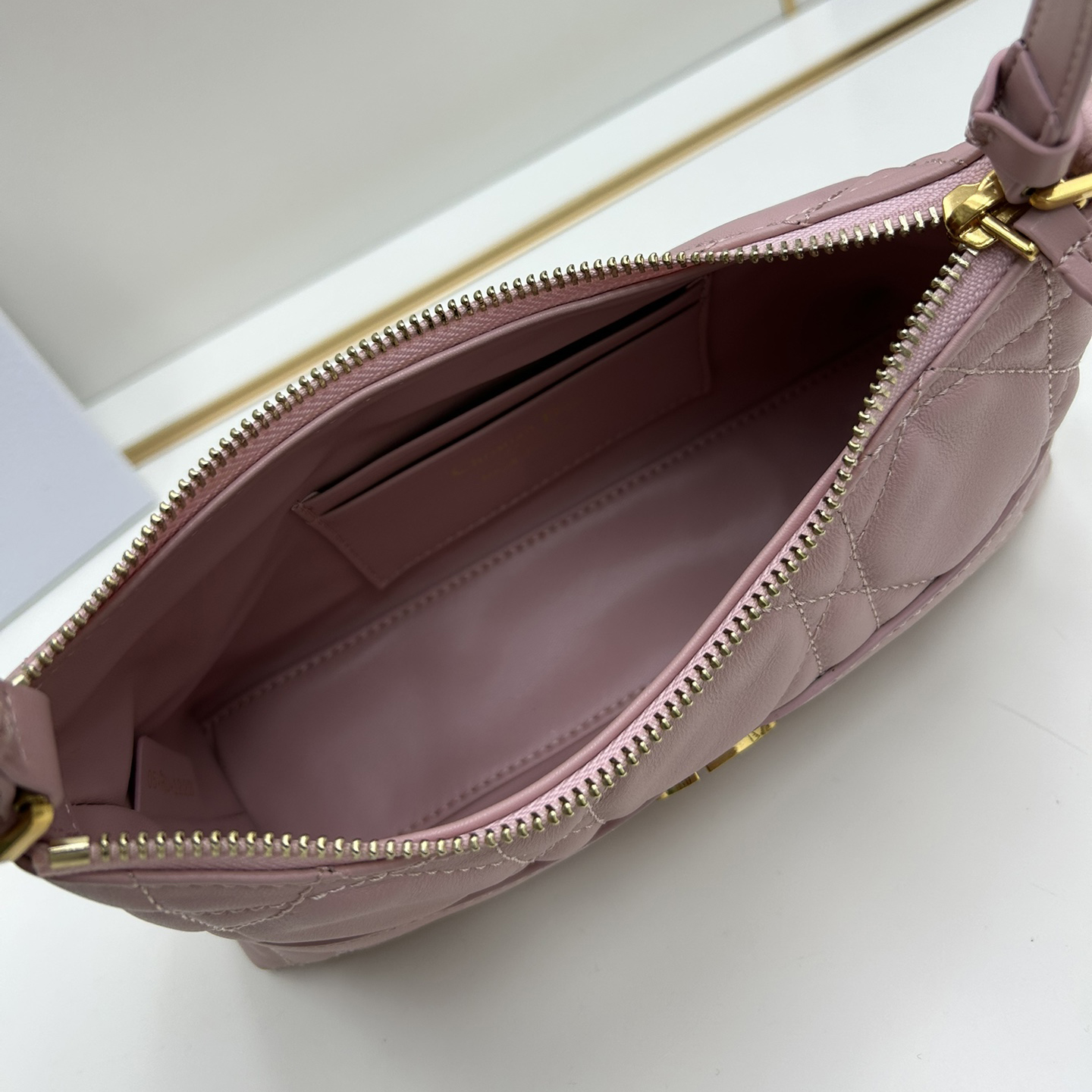 Dior oblique shoulder dumpling bag
