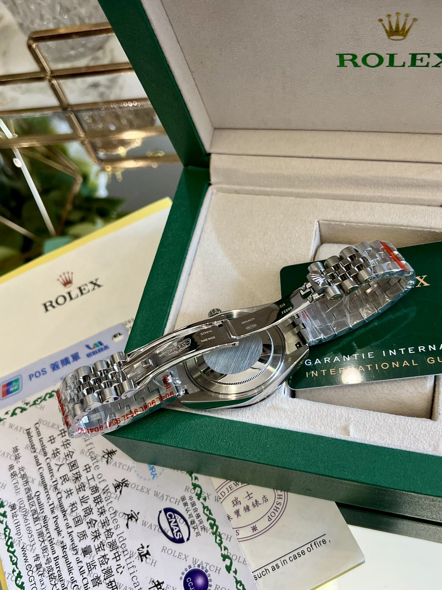 Replica Rolex Datejust Blue Dial Jubilee 18K White Gold Bezel Watch