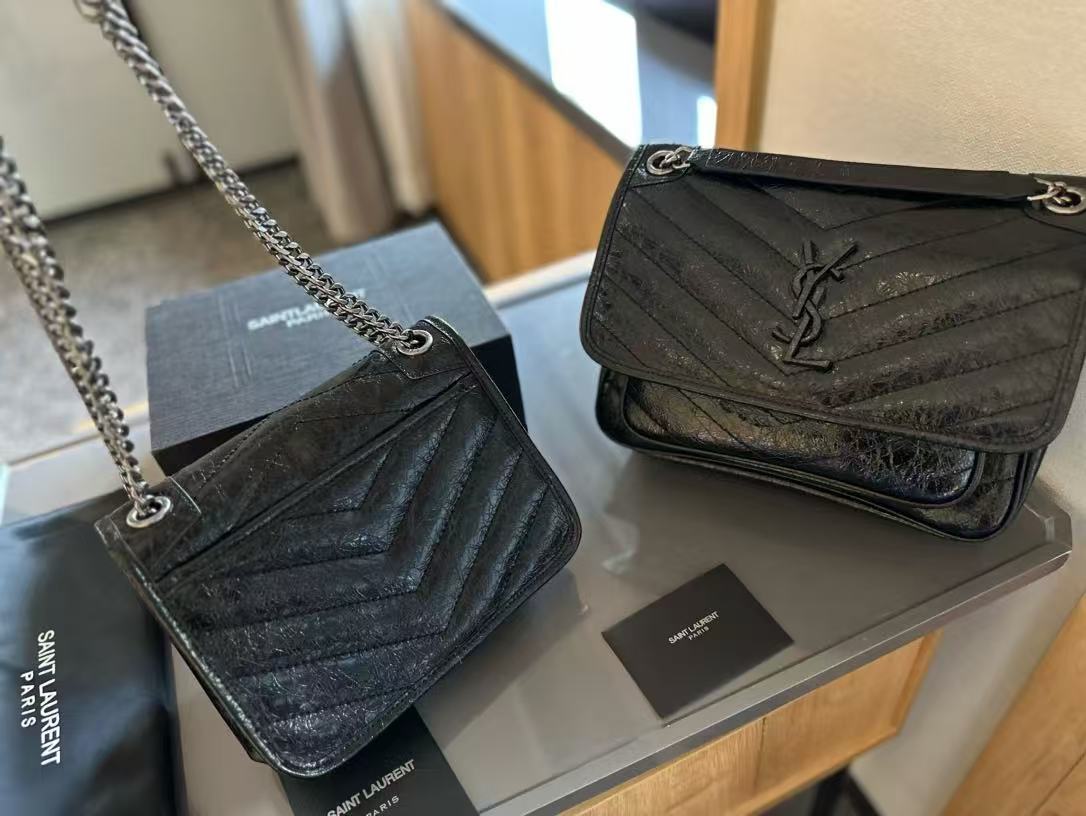 YSL Niki Monogram Logo Bag