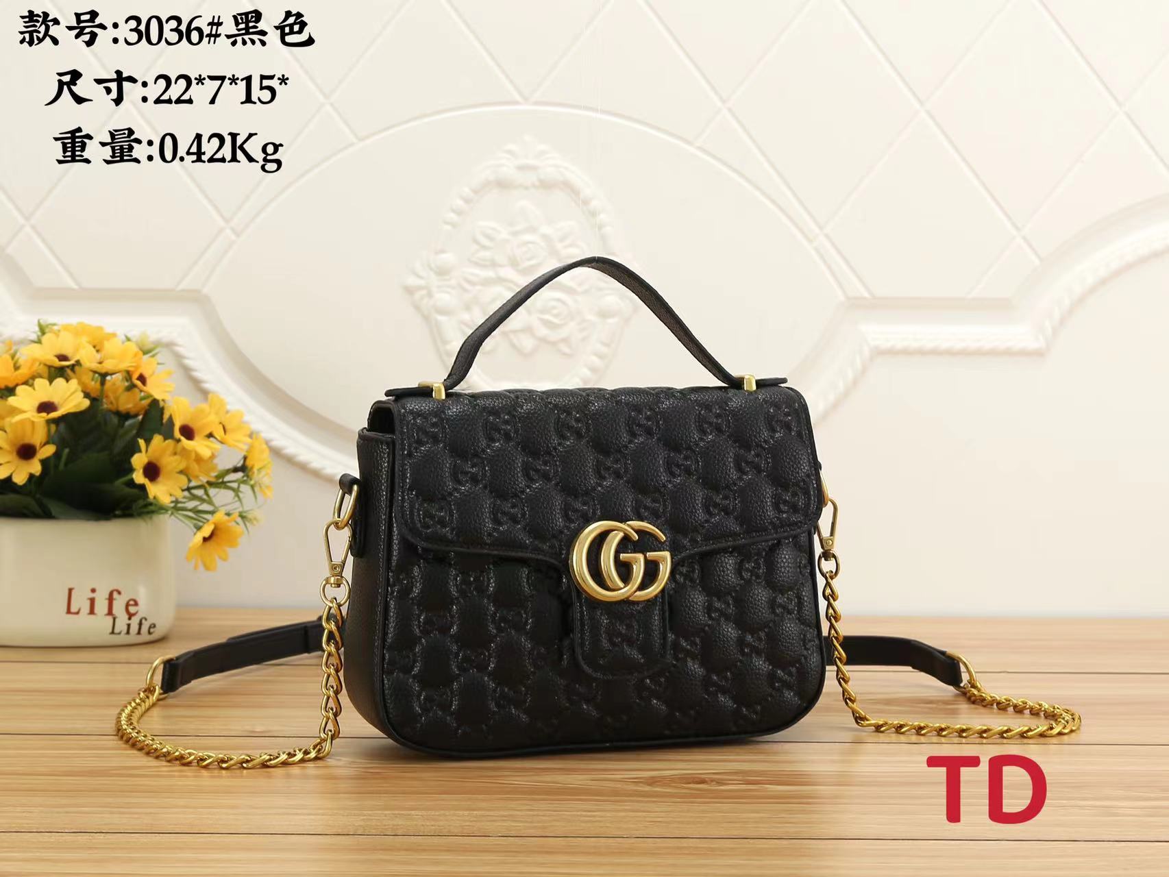 Gucci embossed bag replica