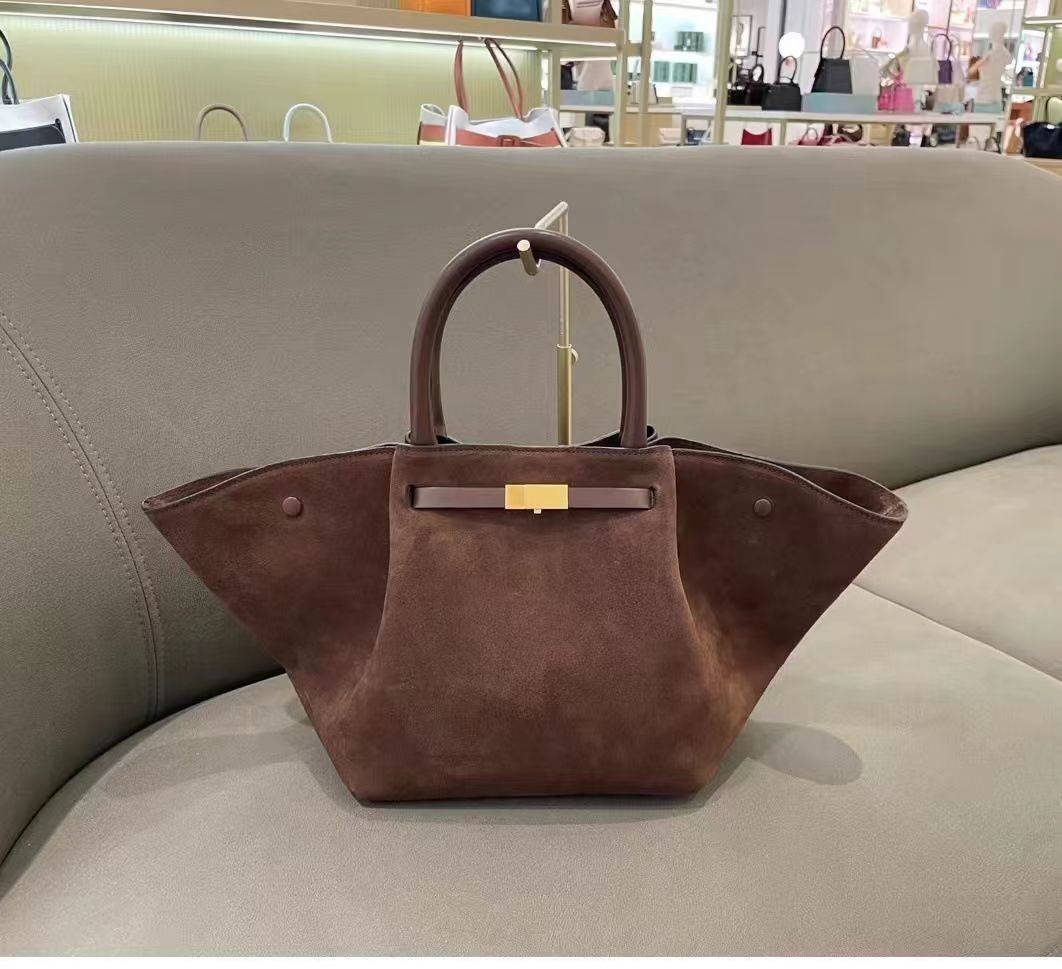 DeMellier | Bags | Demellier New York Mocha Suede Tote Bag