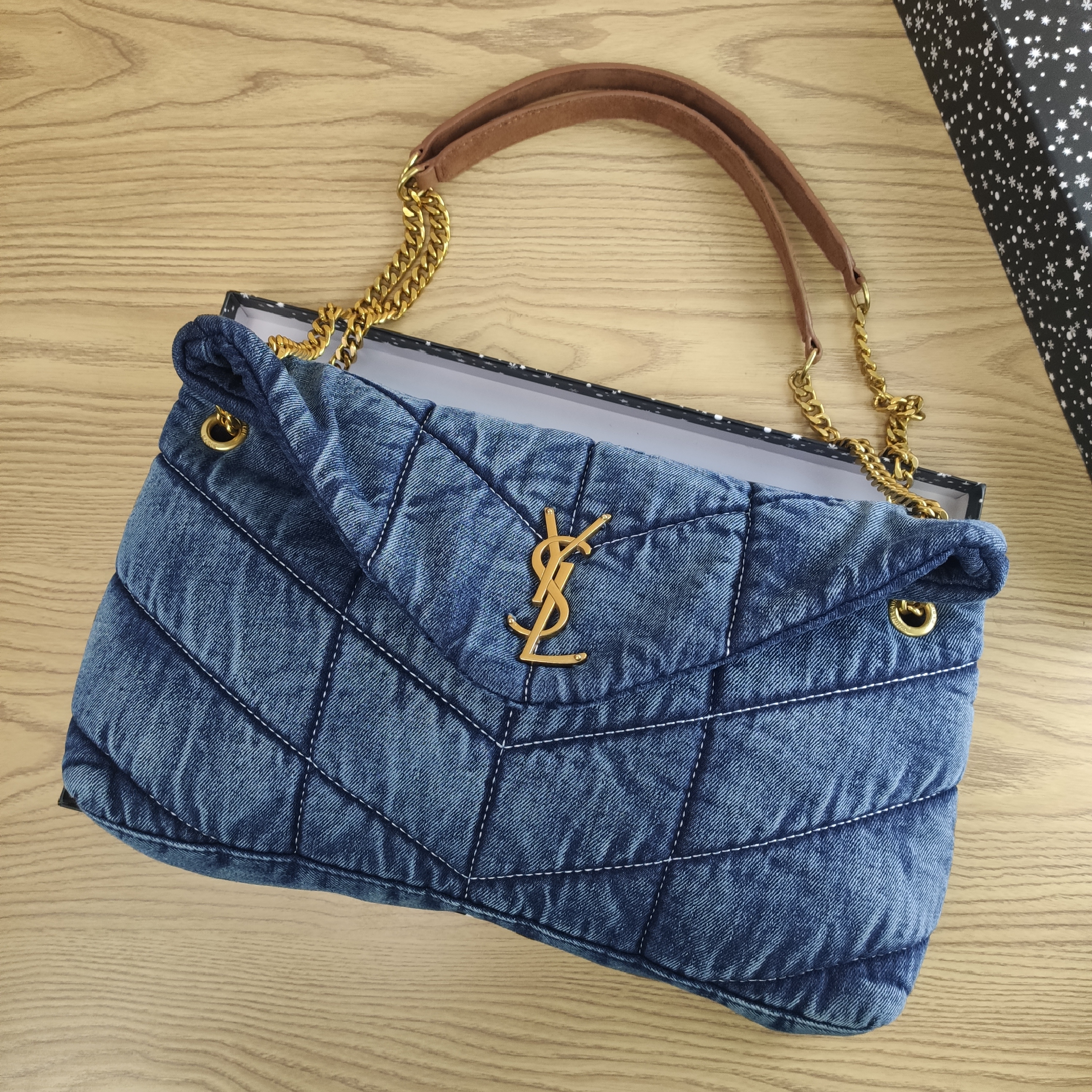 YSL loulou cowboy chain bag