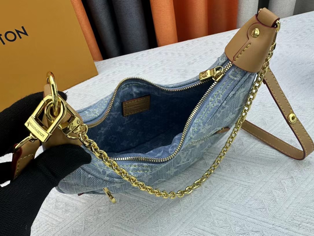 Louis Vuitton denim Moon Odeo Moneygram bag