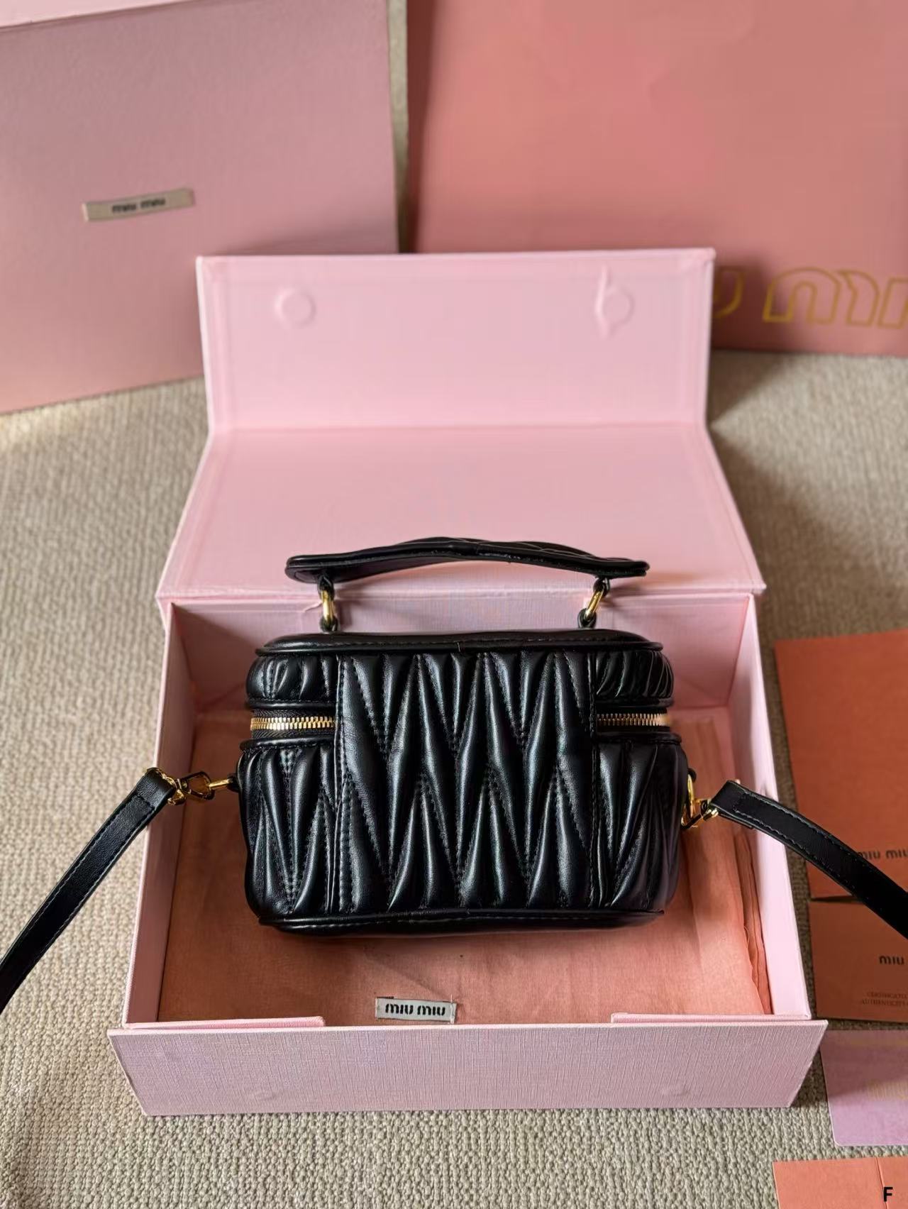 Miumiu Square box makeup bag