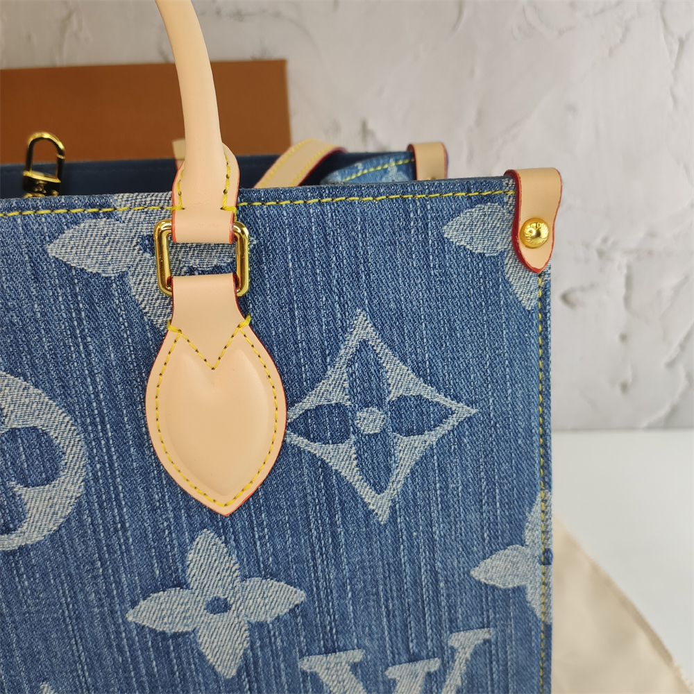 Louis Vuitton Denim Tote Bag