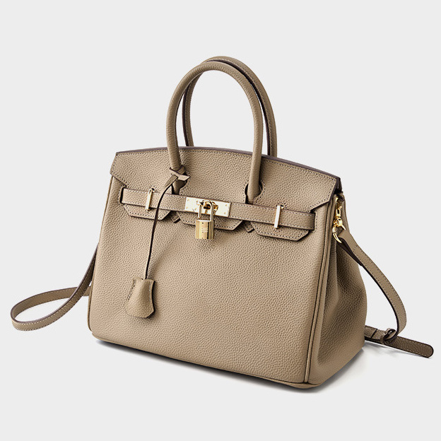 NO logo Lichee Pattern handbag