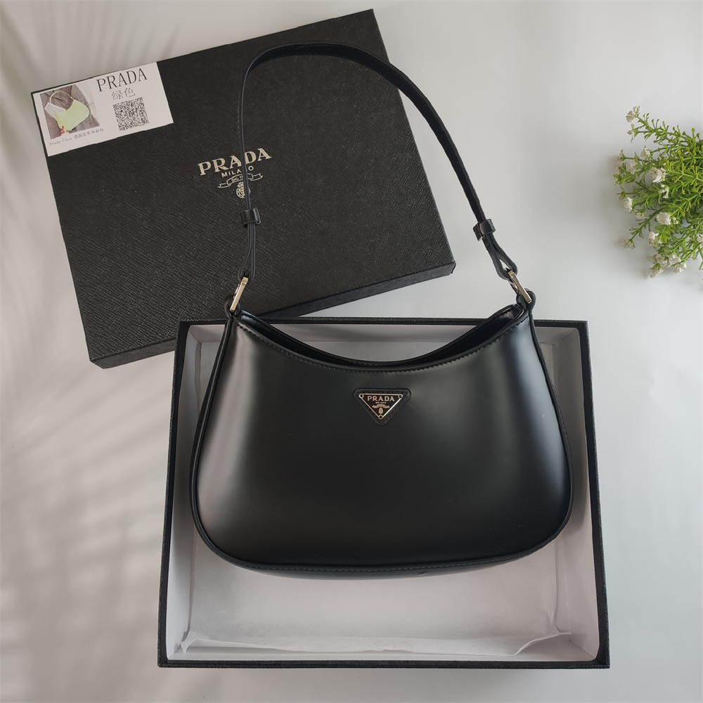Prada Cleo Patent Leather Shoulder Bag