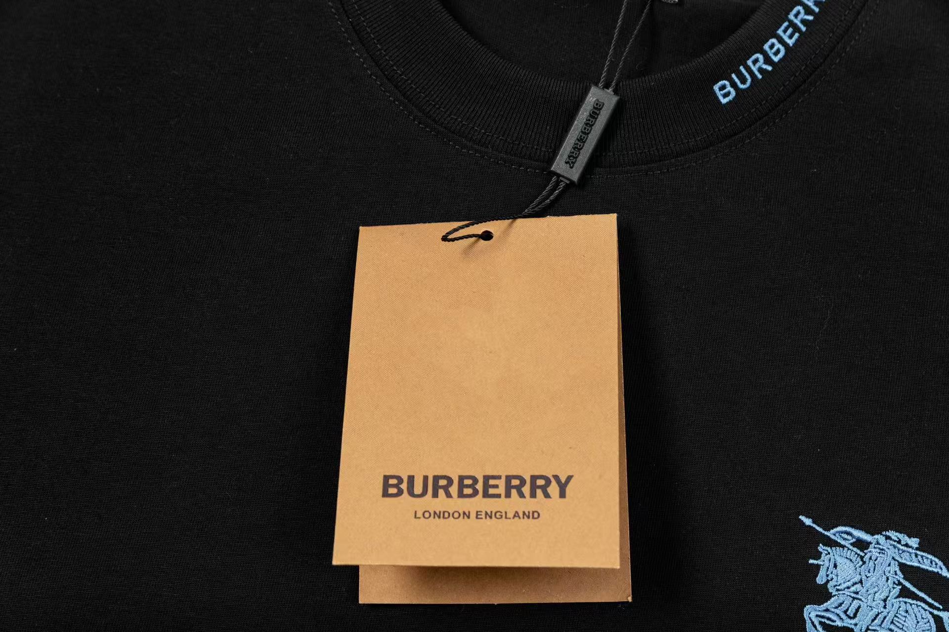 Burberry's new embroidered logo T-shirt