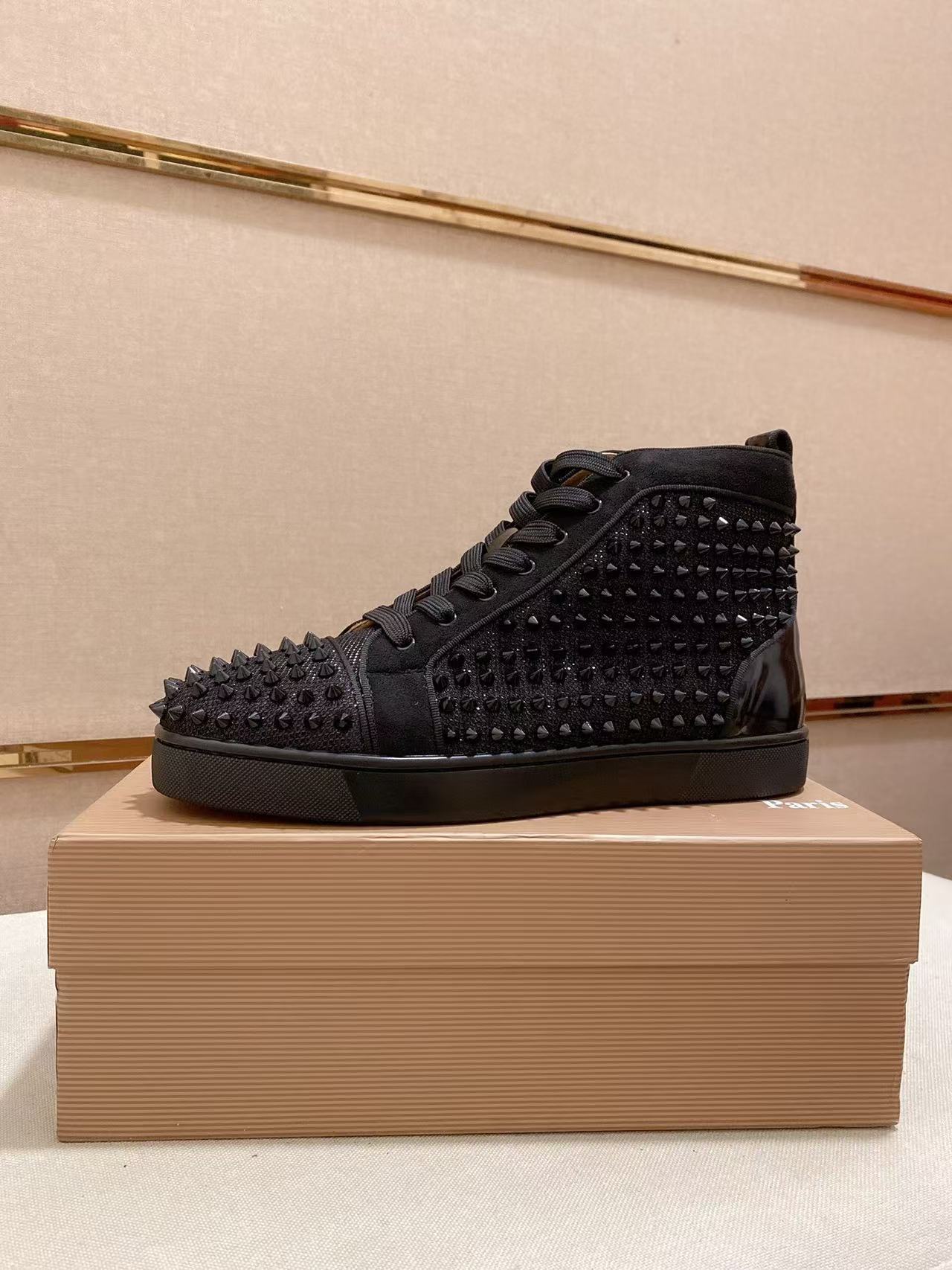 CL red sole series men's shoes