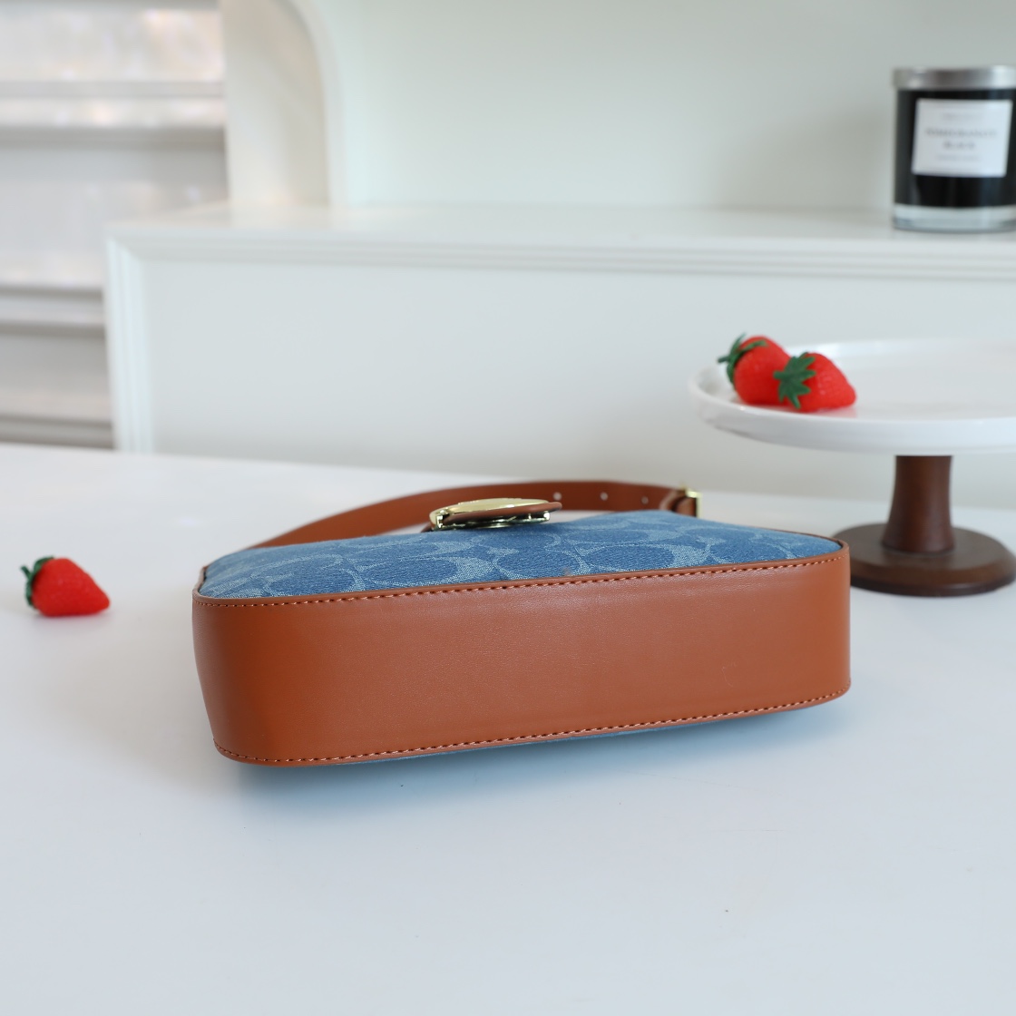 Coach Denim armpit handbag