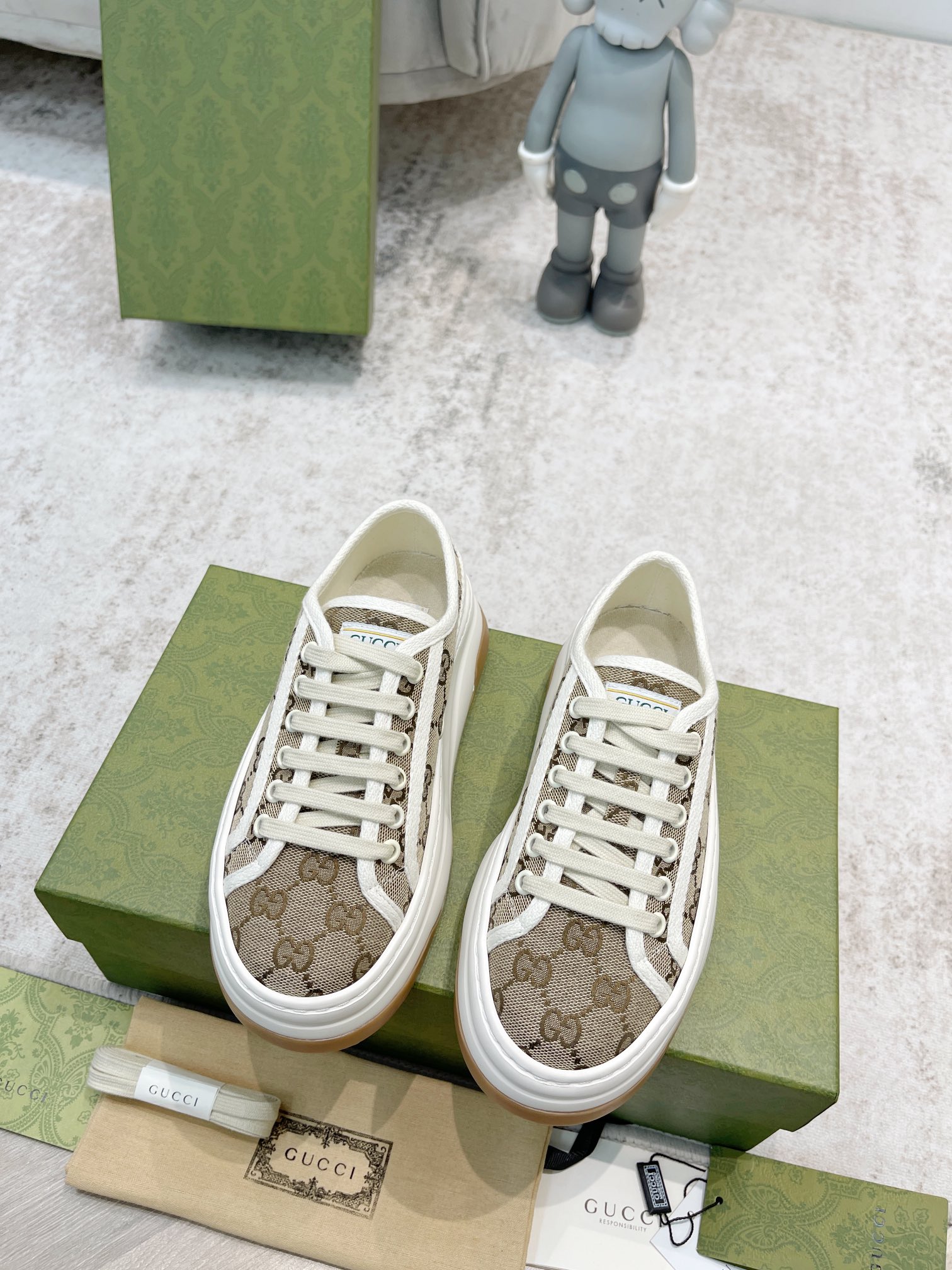 Gucci GG Printed Platform Sneakers for Women