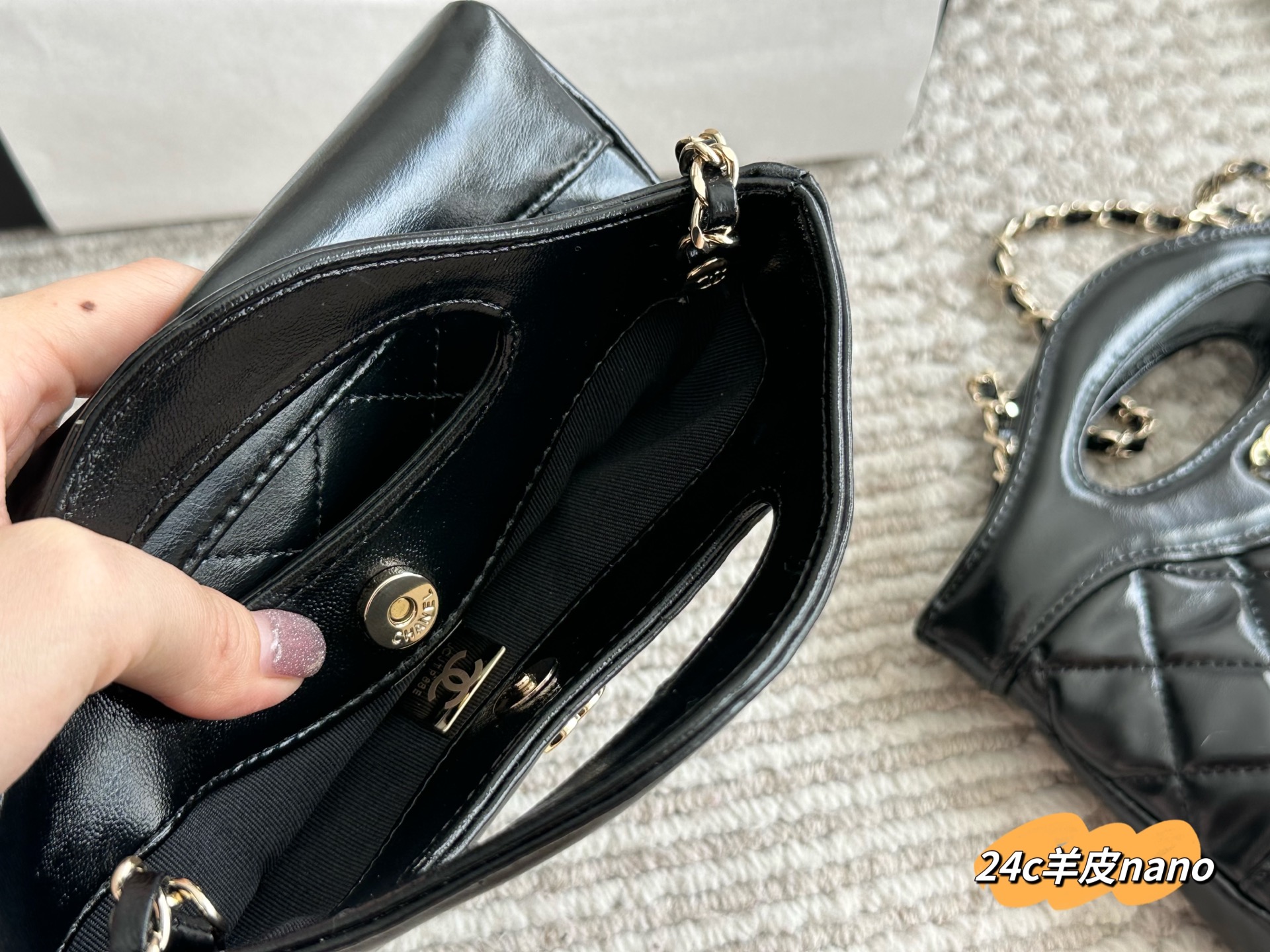 Chanel 31bag nano sheepskin handbag