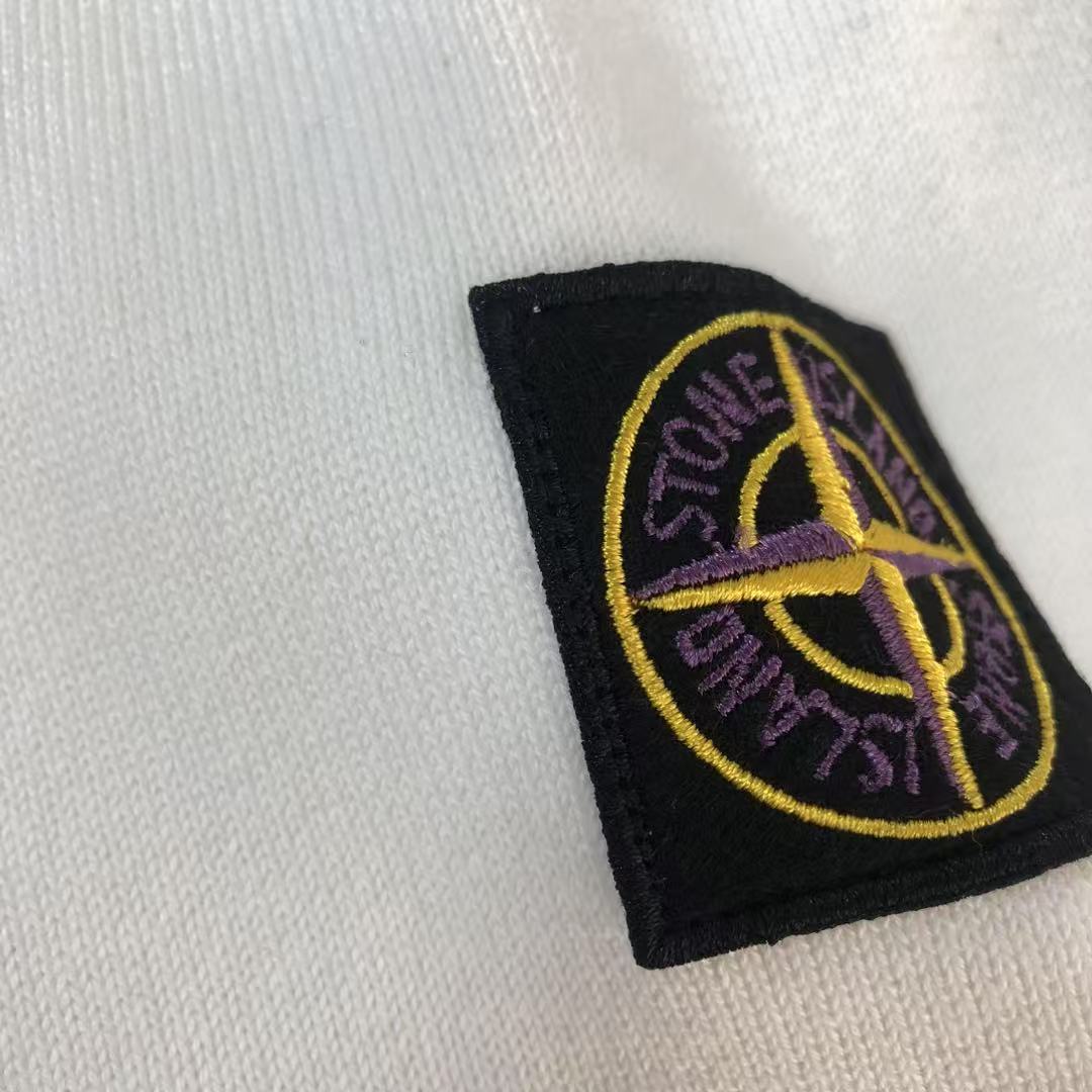 Stone island men's casual knit hoodie