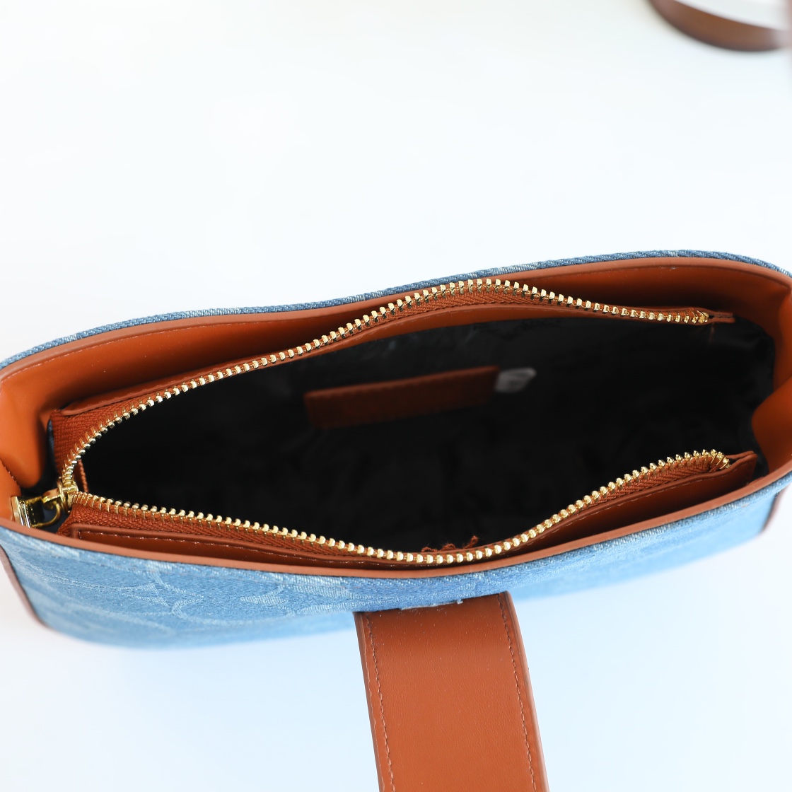 Coach Denim armpit handbag