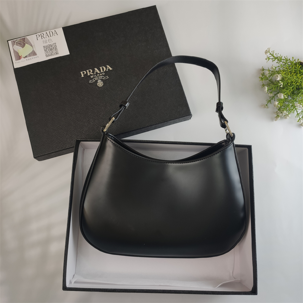 Prada Cleo Patent Leather Shoulder Bag